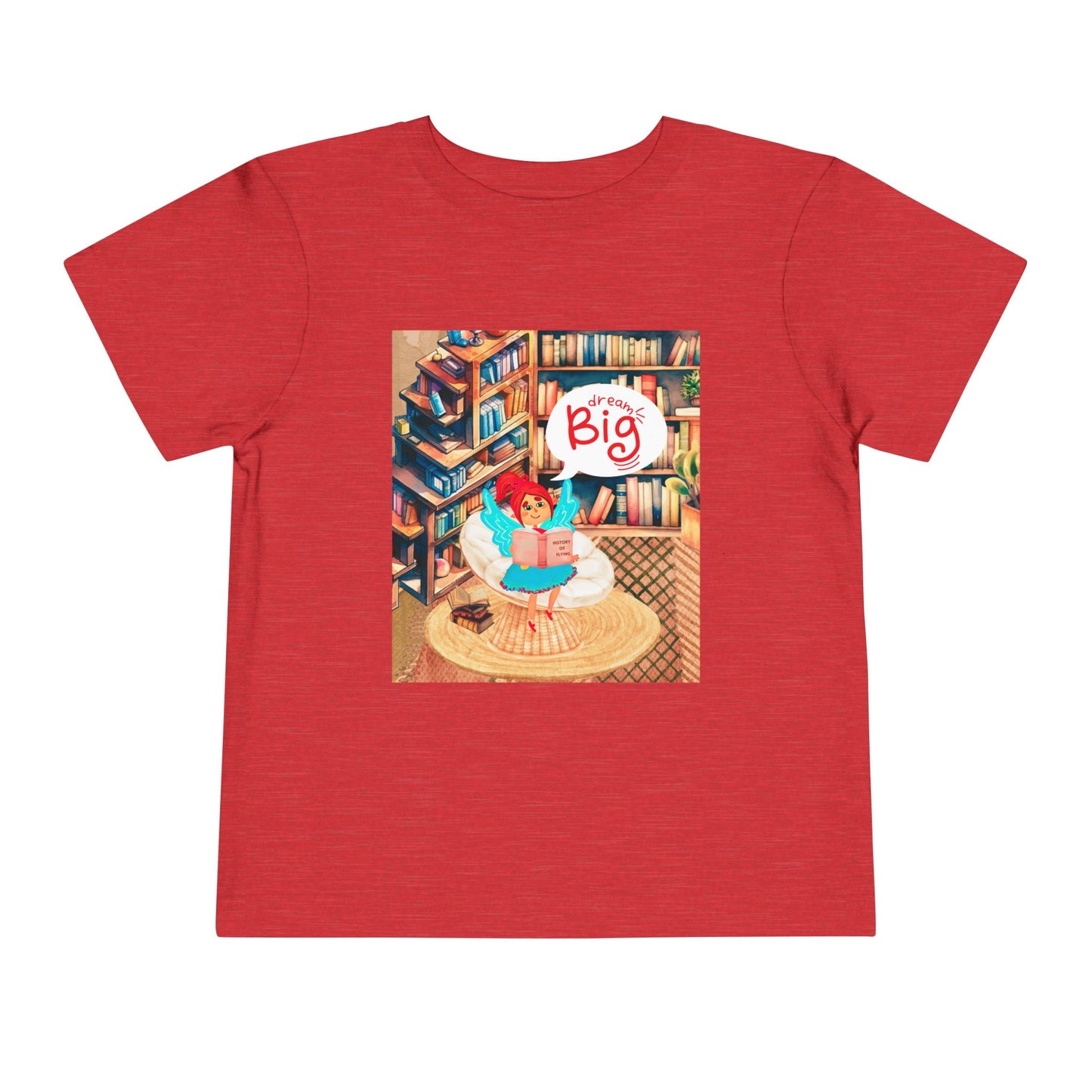 Toddler Dream Big Tee β Mei-Mei Book Nook Shirt for Little Visionaries