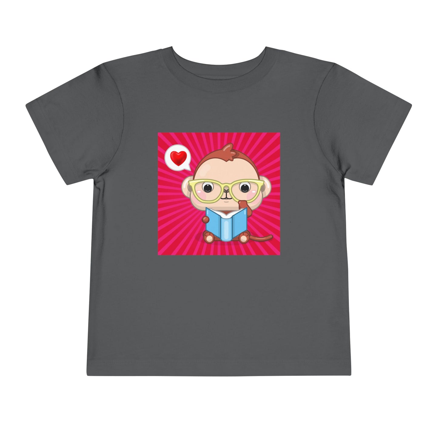 Toddler Love to Read Monkey Tee β Sweet & Smart for Little Learners