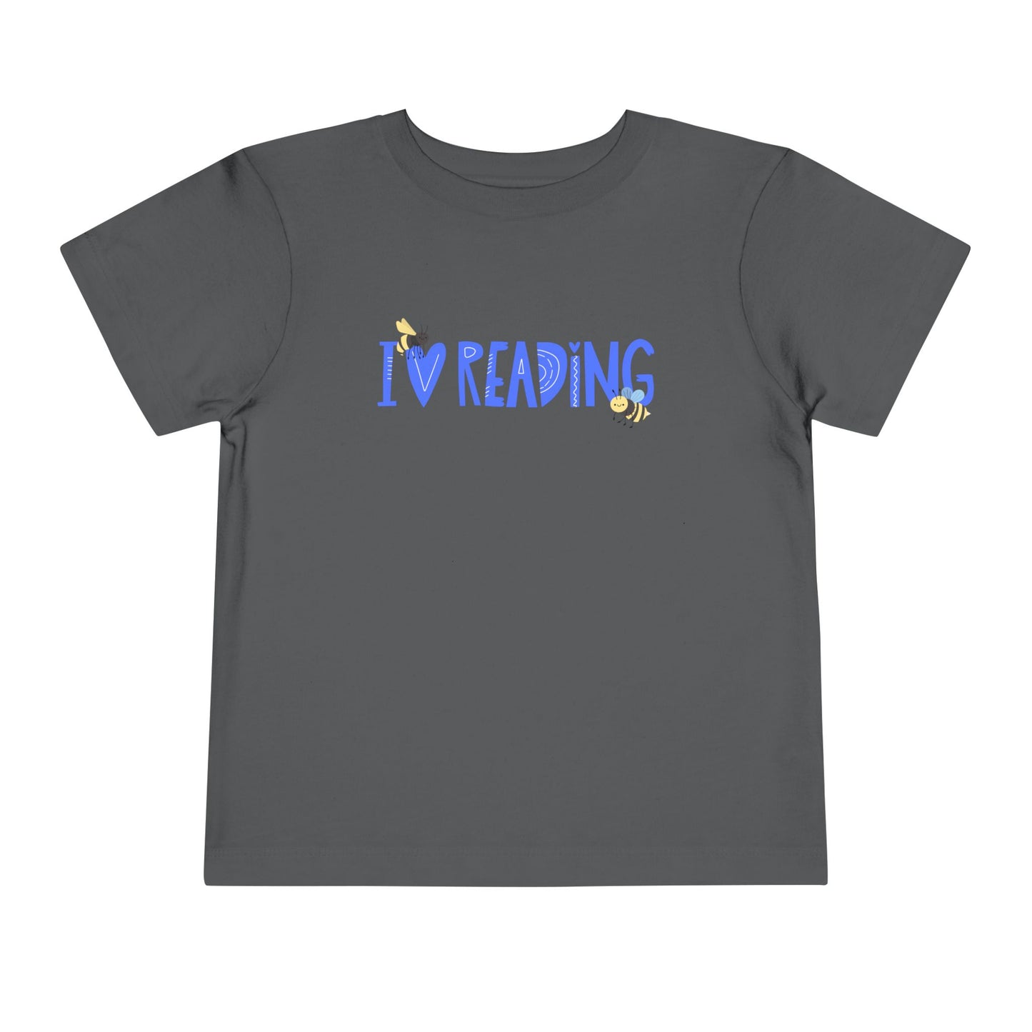 Toddler I Love Reading Tee – Bee-Inspired Book Shirt for Little Learners