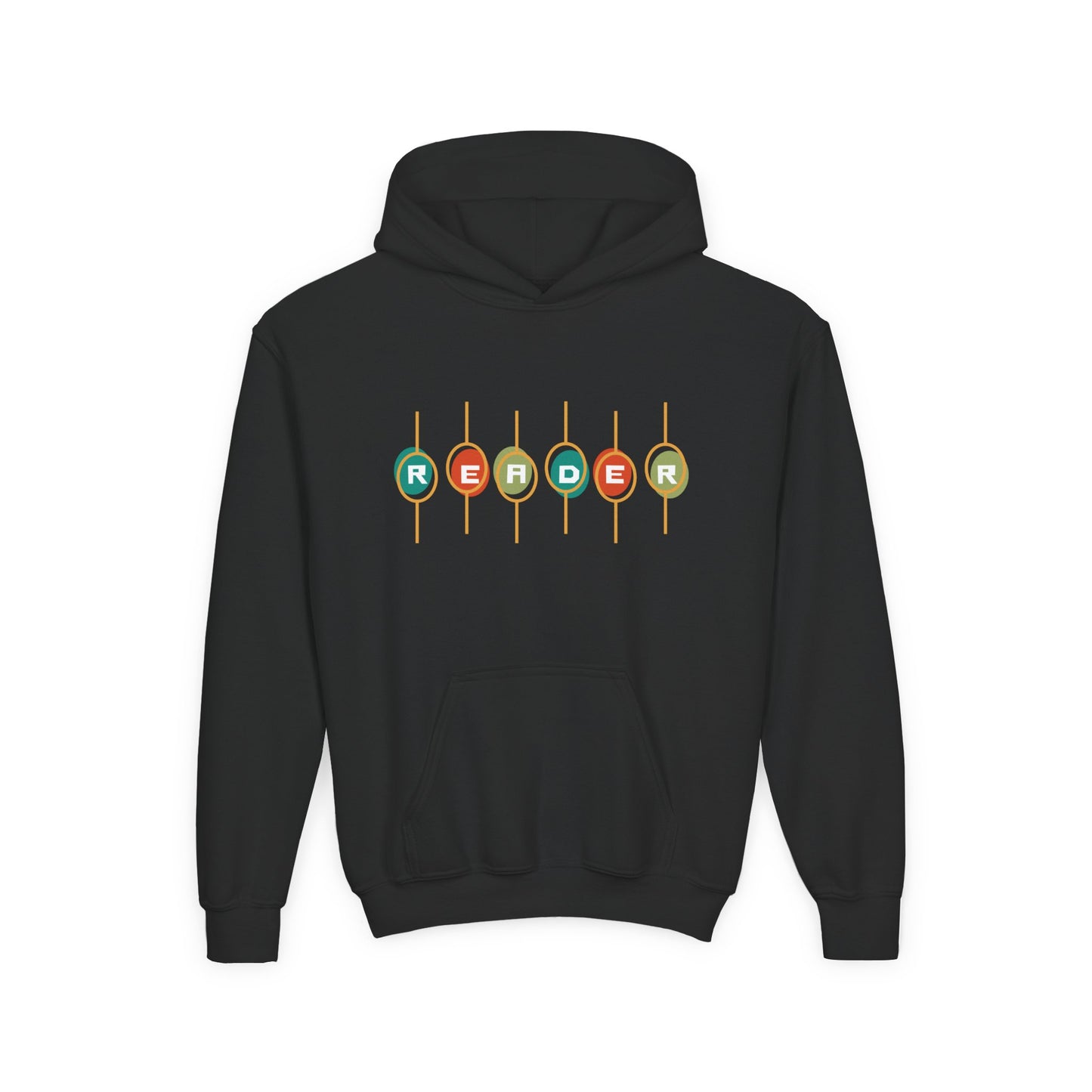 Youth Retro Reader Hoodie β Classic Style for Cool Book Lovers