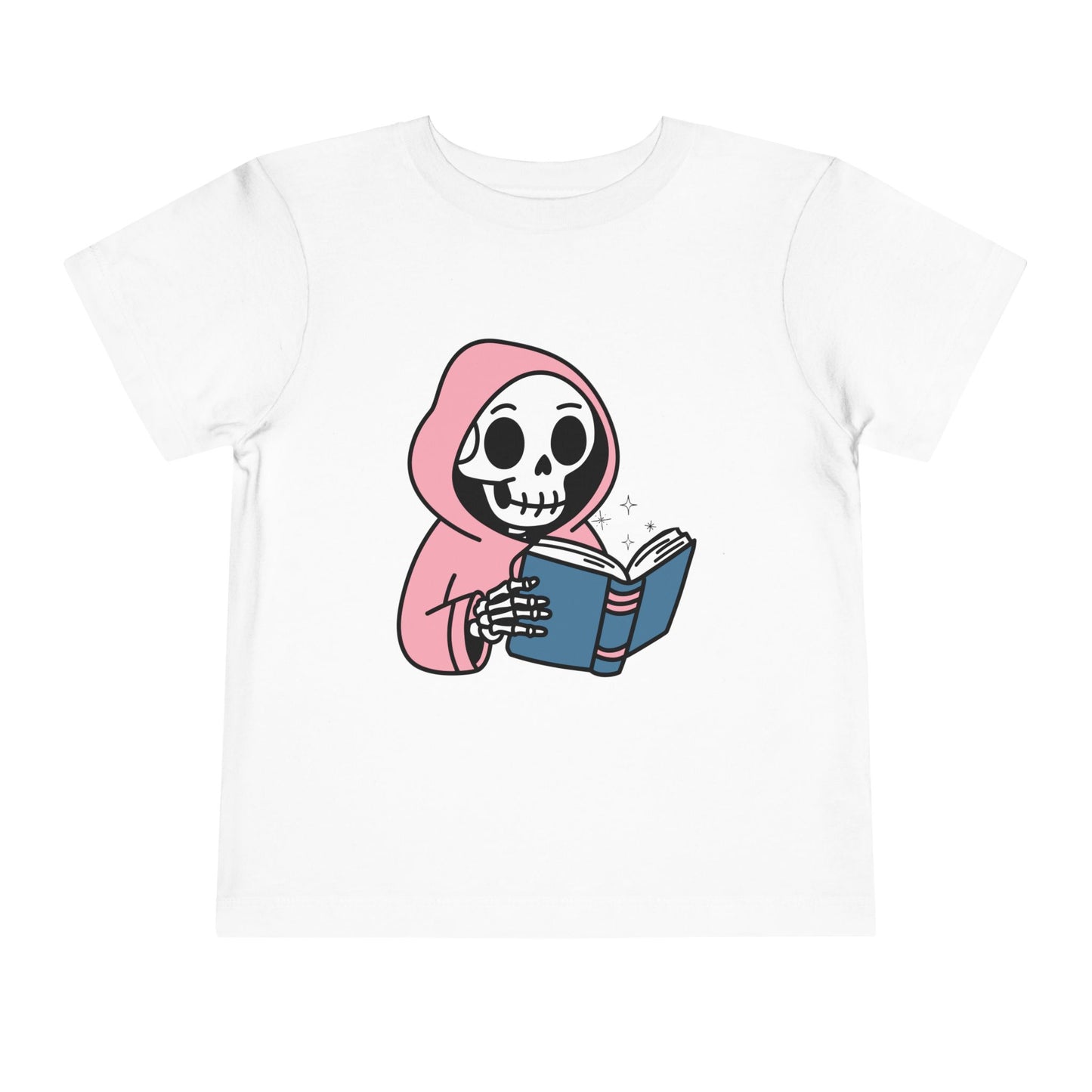 Toddler Spooky Storytime Tee β Cute Skeleton Reader Halloween Shirt