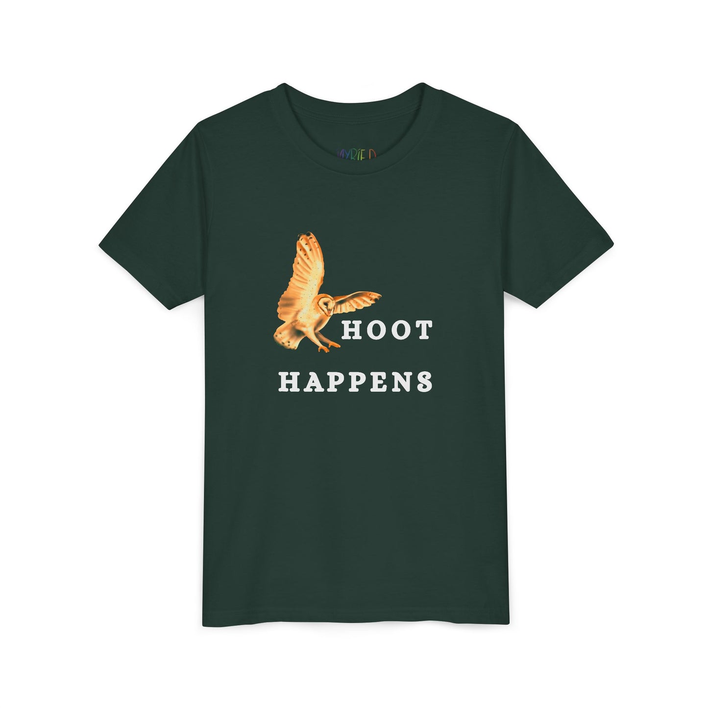 Youth Hoot Happens T-Shirt – Funny Barn Owl Tee for Animal-Loving Kids