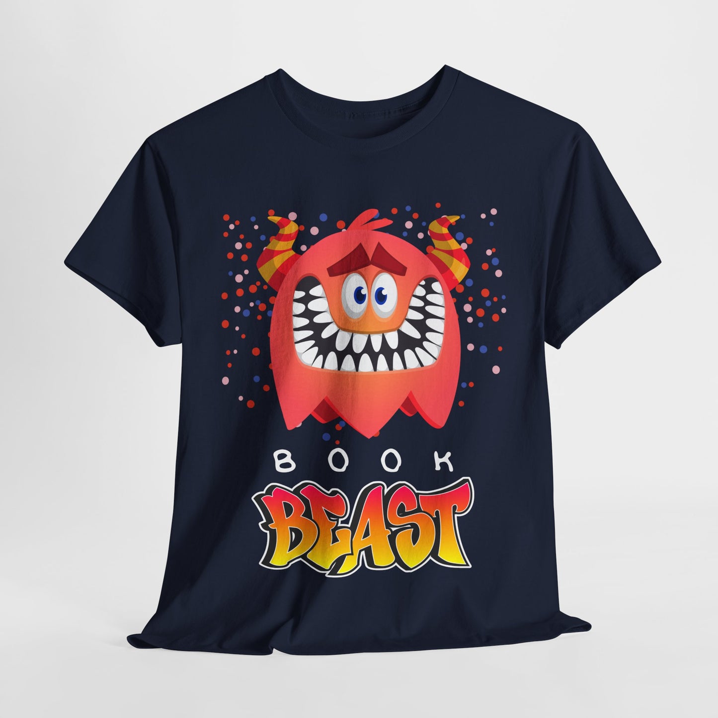 Teen/Adult Unisex Book Beast – Fierce & Fun Reading Monster Tee