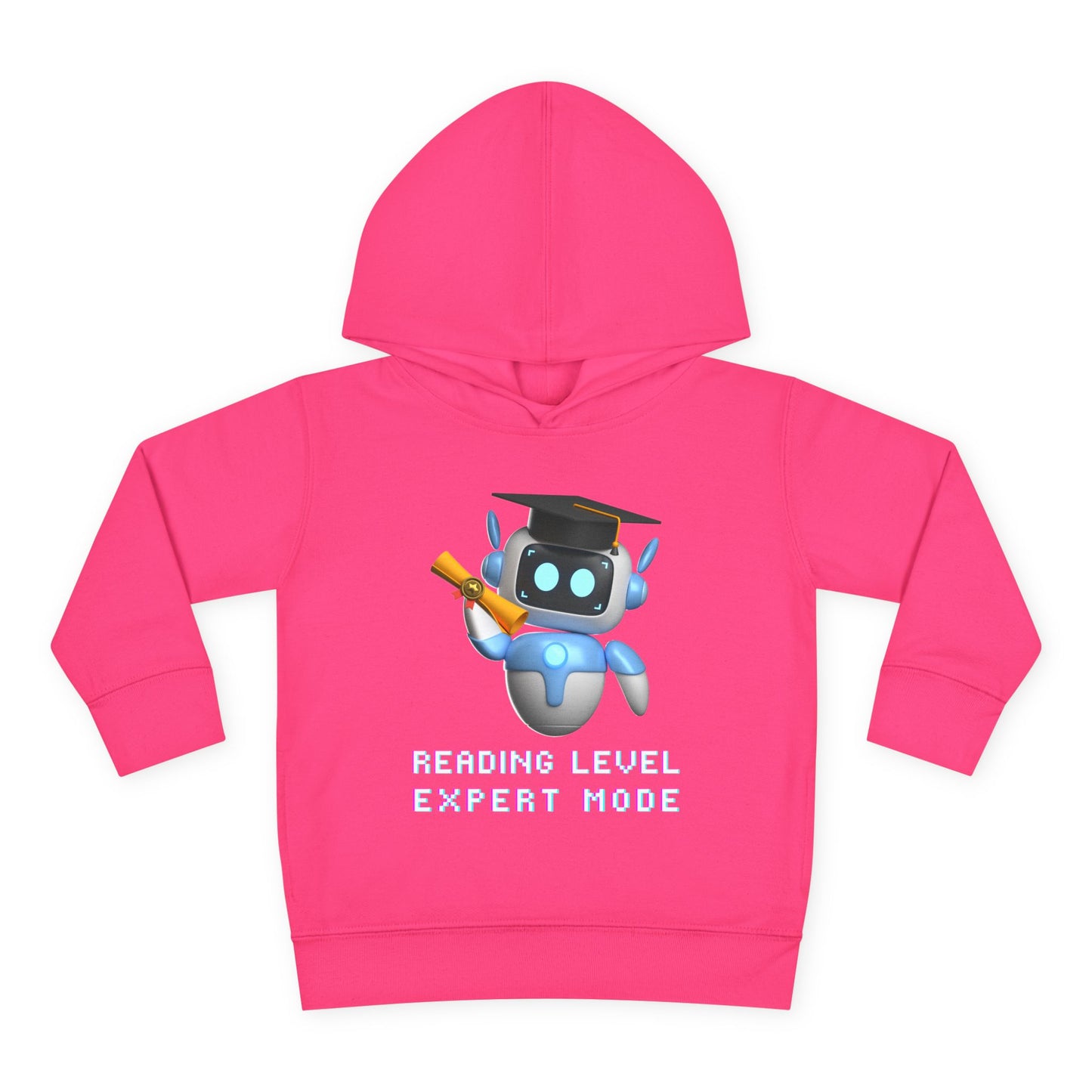Toddler Reading Level Expert Mode Hoodie โ Smart Robot Design