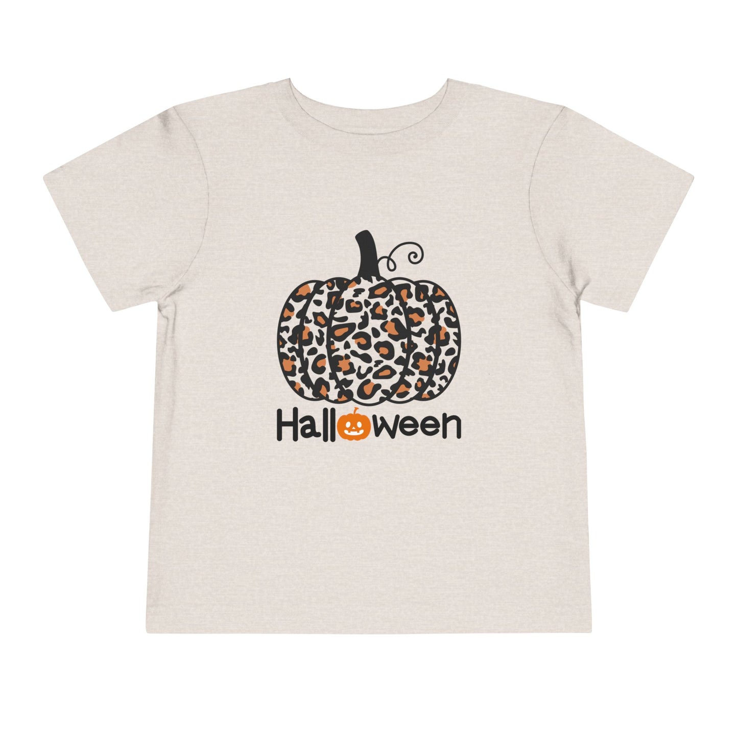 Toddler Halloween Leopard Pumpkin T-Shirt – Cute & Spooky Fall Outfit