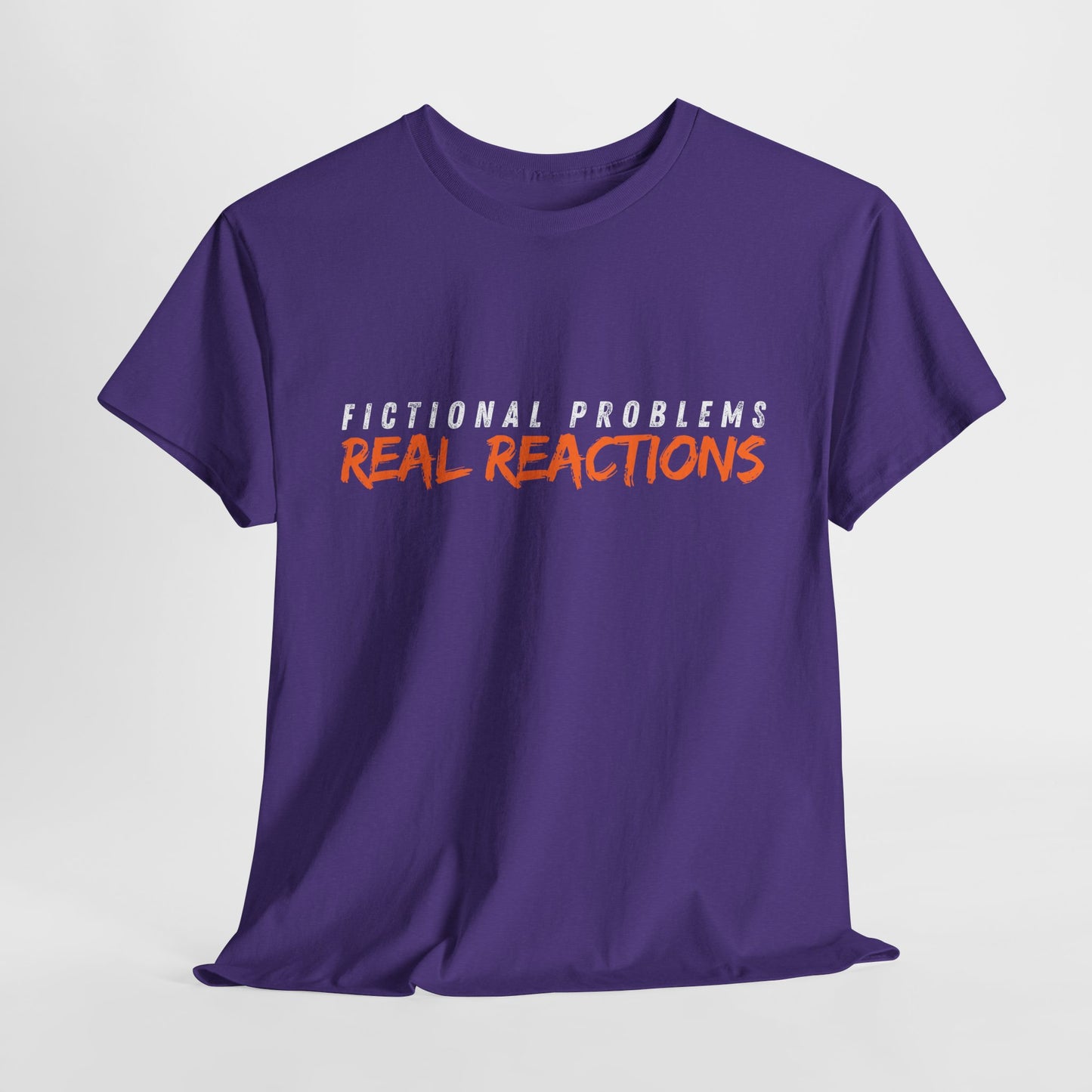 Teen/Adult Unisex Bookish Tee – Fictional Problems, Real Reactions