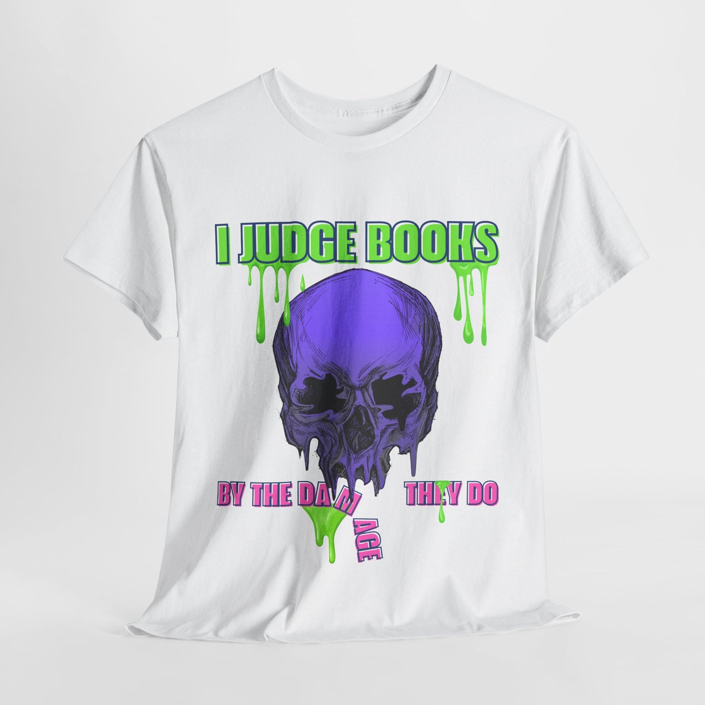 Teen/Adult Unisex Read for the Pain Tee – Horror Book Lover Shirt