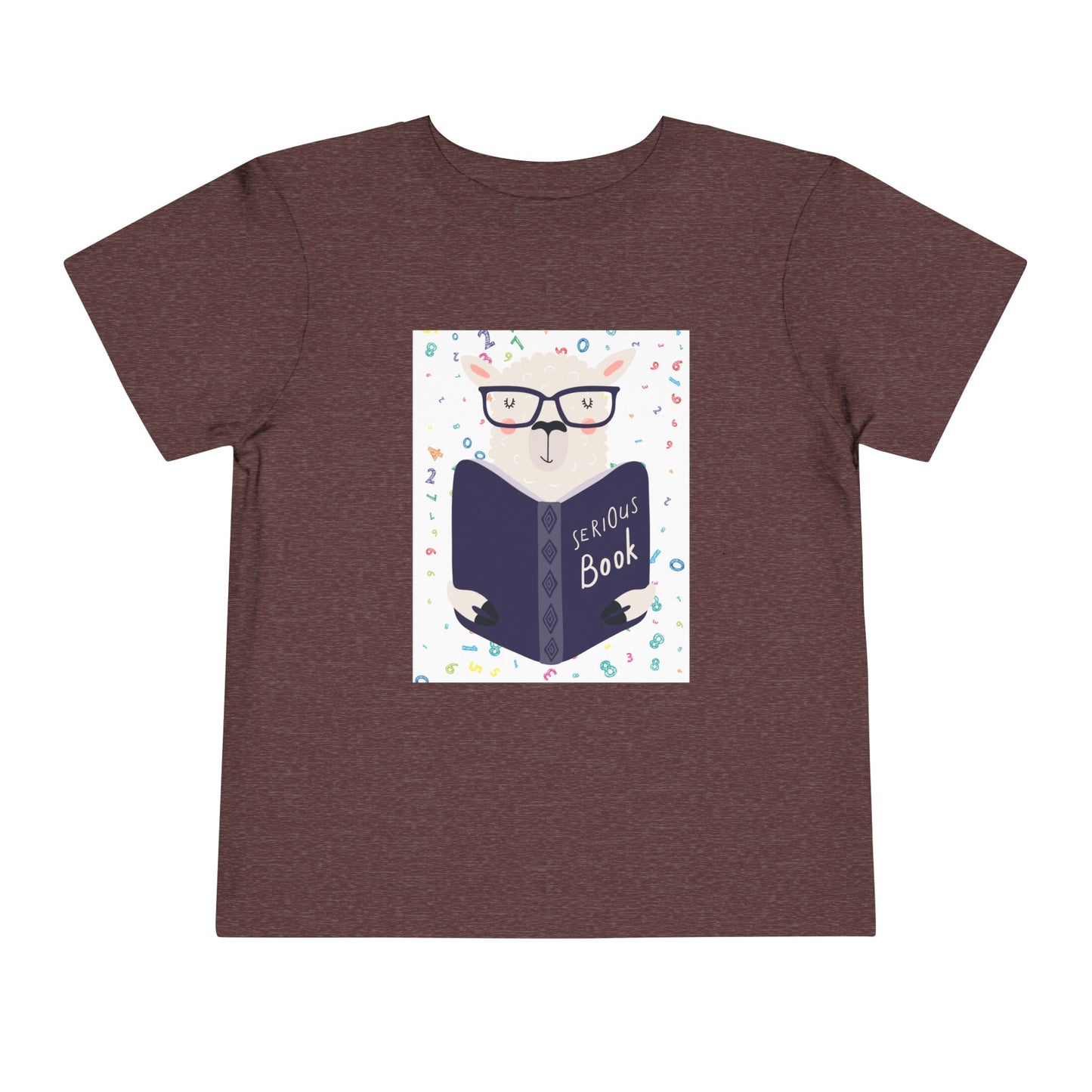 Toddler Serious Book Llama Tee β Funny Gift for Little Bookworms