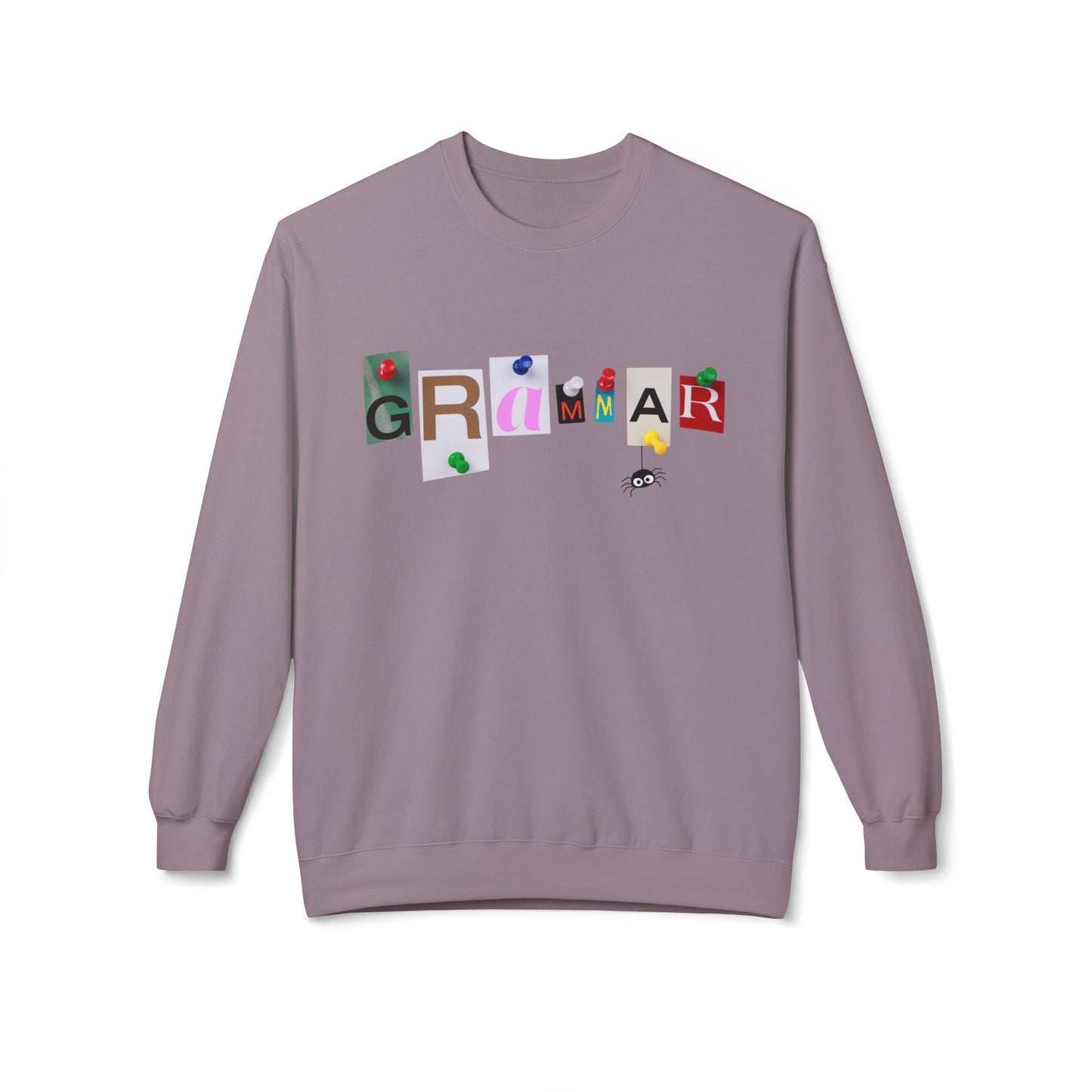 Teen/Adult Unisex Grammar Sweatshirt β Fun Teacher Design for Word Nerds and Language Lovers