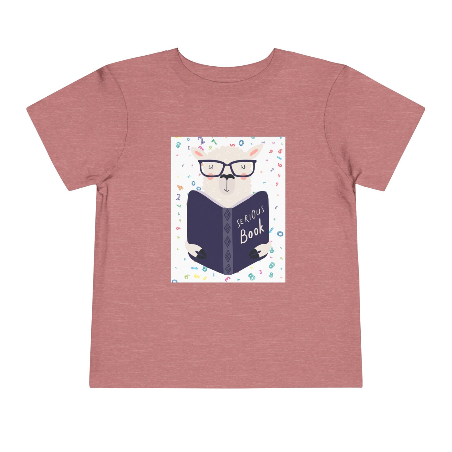 Toddler Serious Book Llama Tee β Funny Gift for Little Bookworms