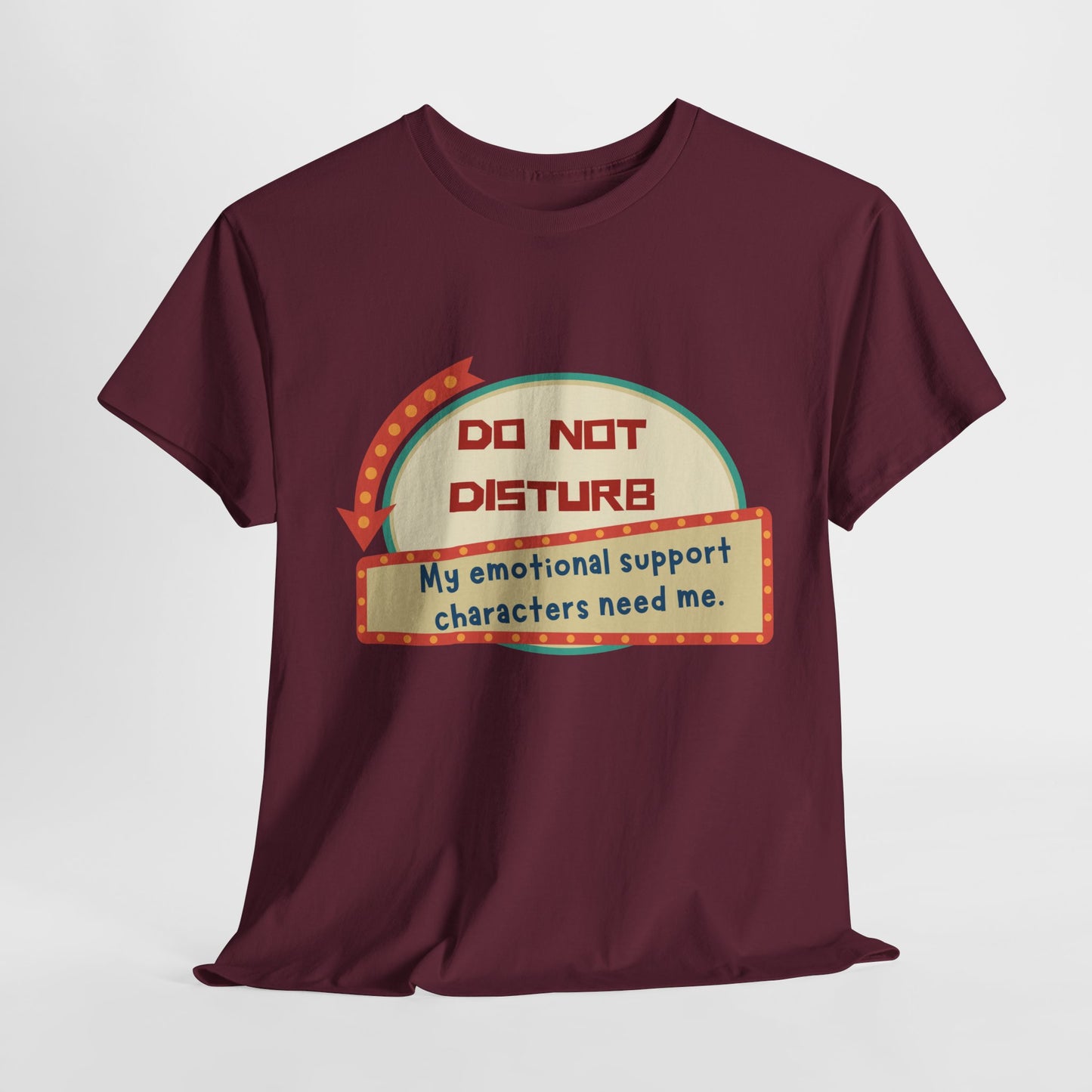 Teen/Adult Unisex Do Not Disturb Tee – For Devoted Readers & Fictional Besties