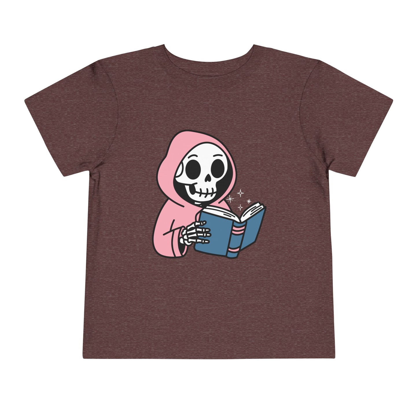 Toddler Spooky Storytime Tee β Cute Skeleton Reader Halloween Shirt