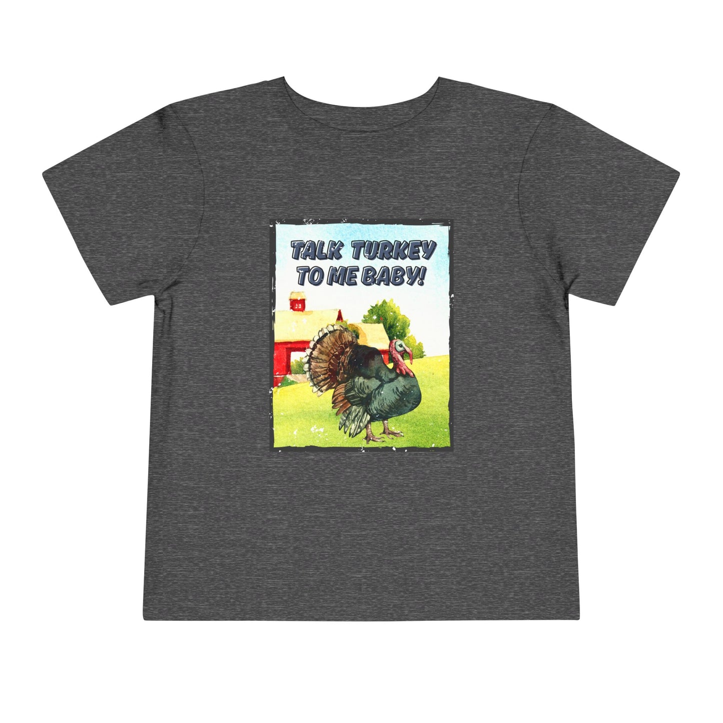 Toddler Talk Turkey to Me Tee – Funny Thanksgiving Shirt for Little Gobblers