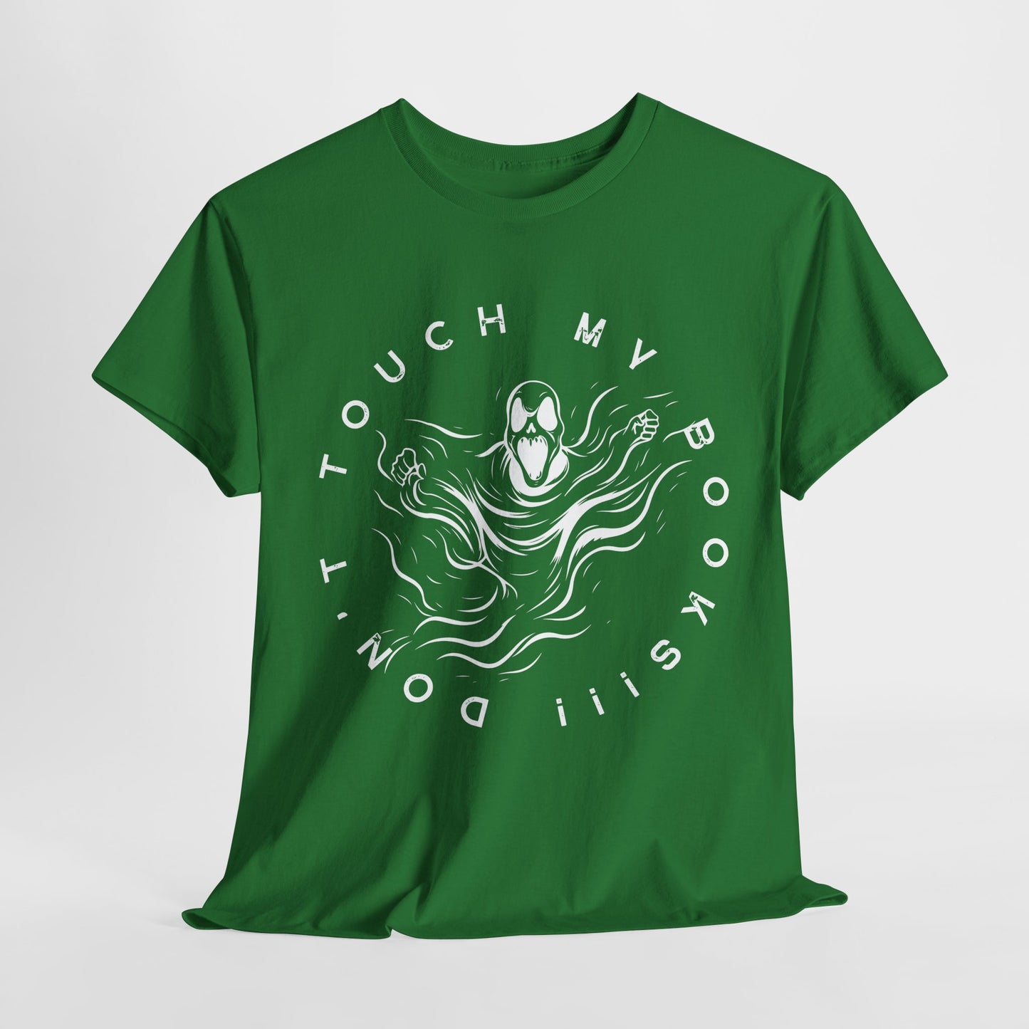 Teen/Adult Unisex Don’t Touch My Books T-Shirt – Horror Reader Graphic Tee