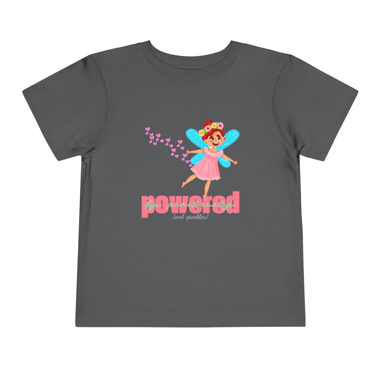 Toddler Powered by Positivity Tee β Fairy Sparkle Shirt for Happy Hearts