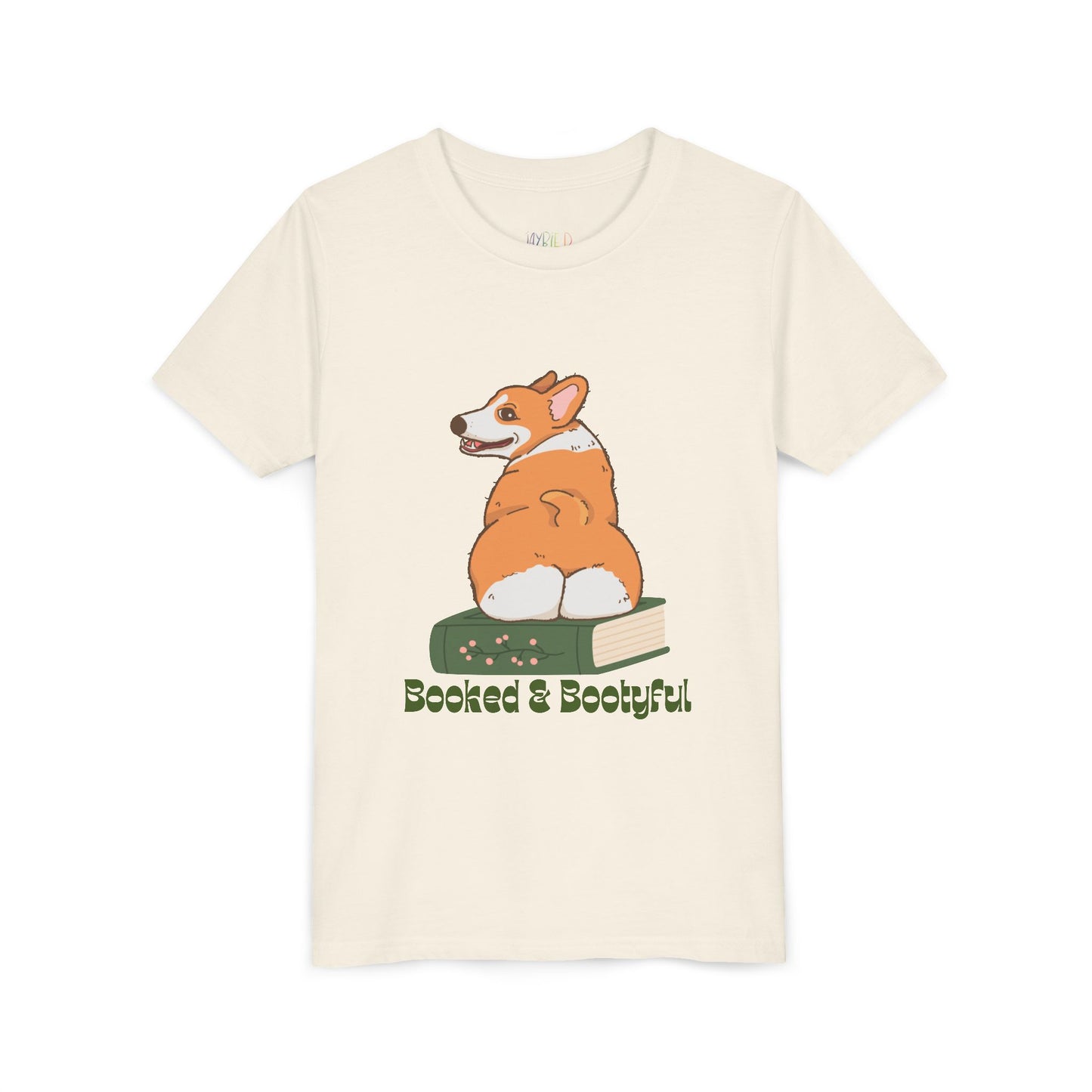 Youth Booked & Bootyful T-Shirt β For the Bold, Bookish, and Totally Paw-some