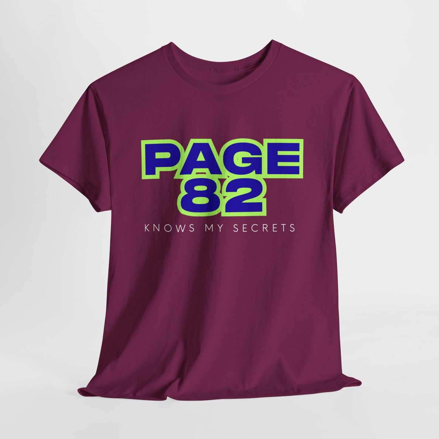 Teen/Adult Unisex Tee β Page 82 Knows My Secrets