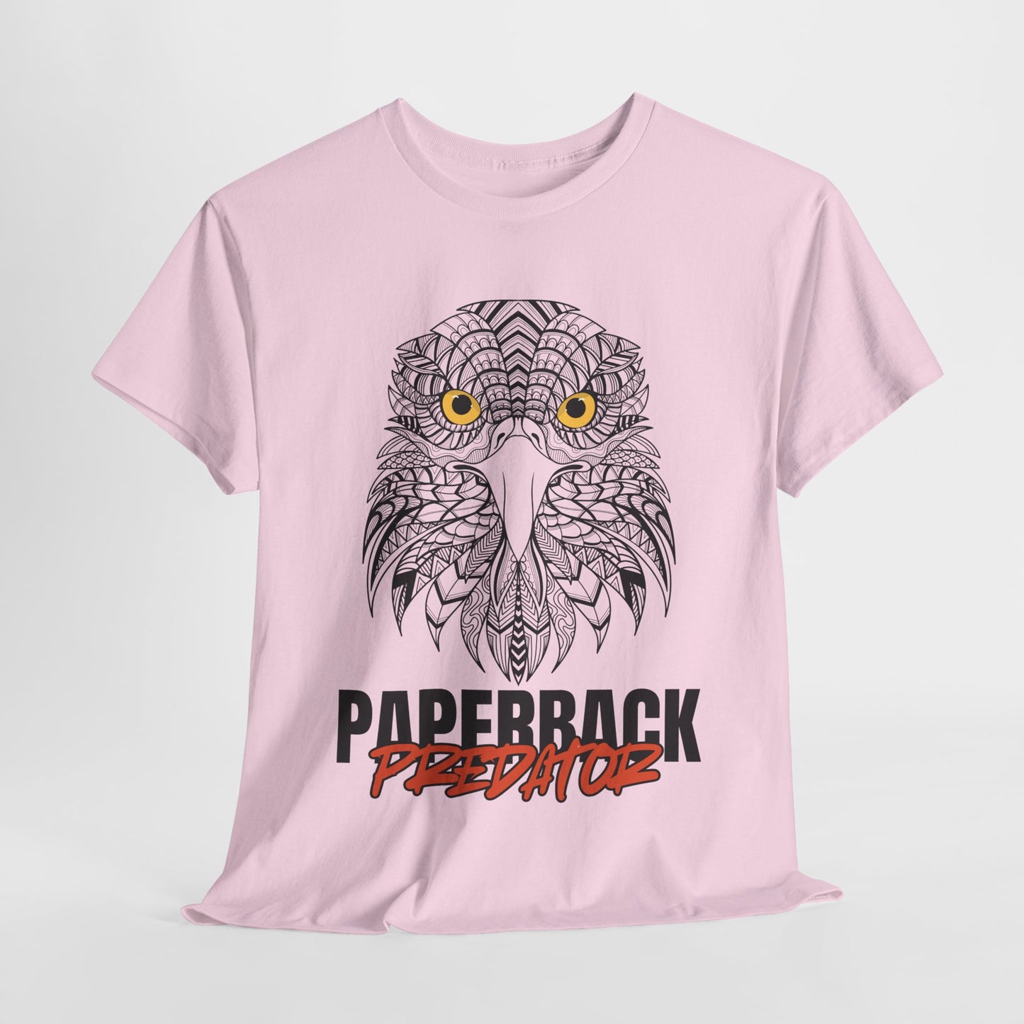 Teen/Adult Unisex β Paperback Predator Tee β Fierce Hawk Book Shirt