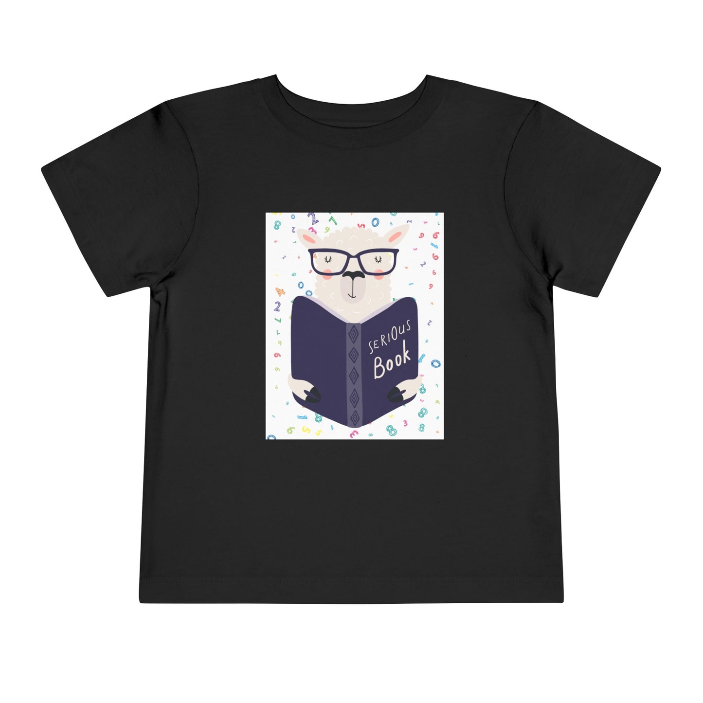 Toddler Serious Book Llama Tee β Funny Gift for Little Bookworms