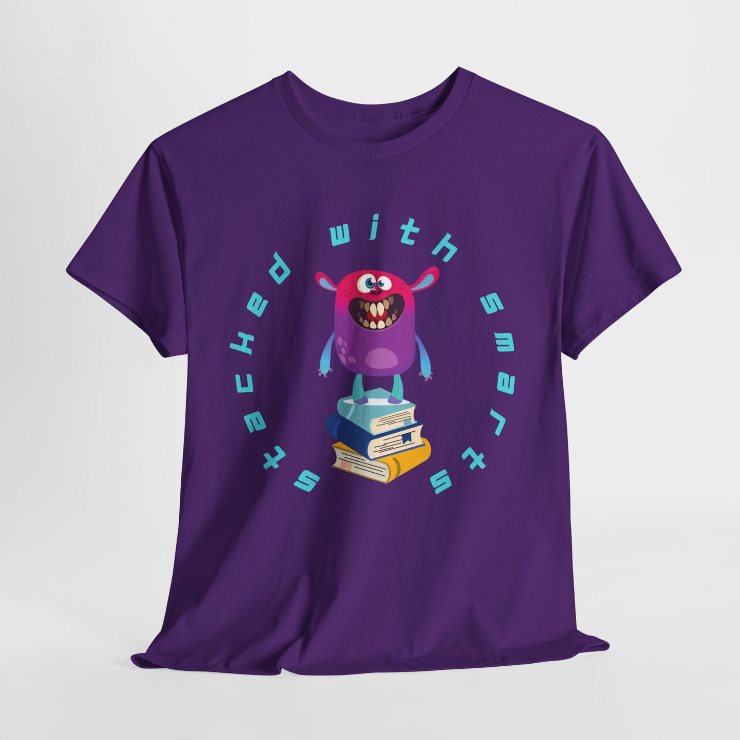 Teen/Adult Unisex “Stacked With Smarts” Tee – Clever Book Lover Shirt for Readers & Thinkers