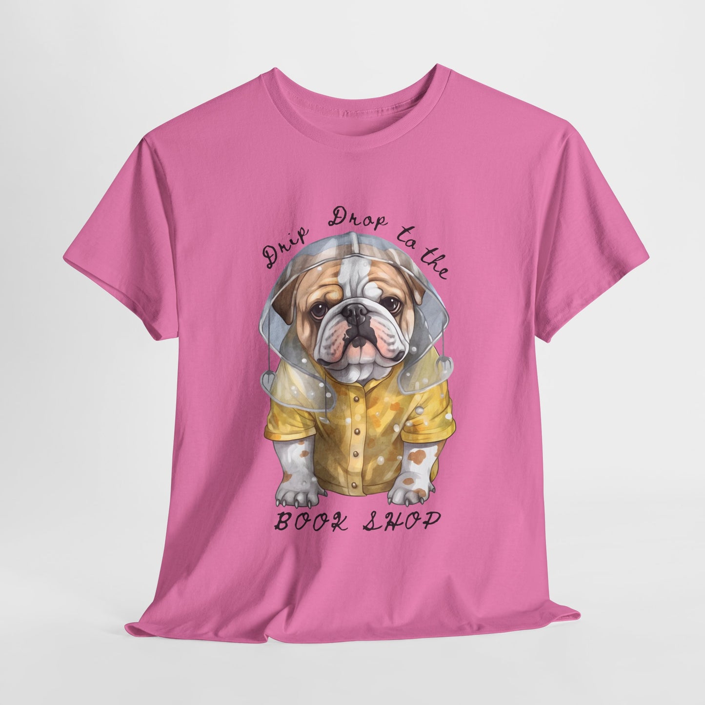 Teen/Adult Unisex Drip Drop to the Book Shop Tee – Puddle-Proof & Page-Ready
