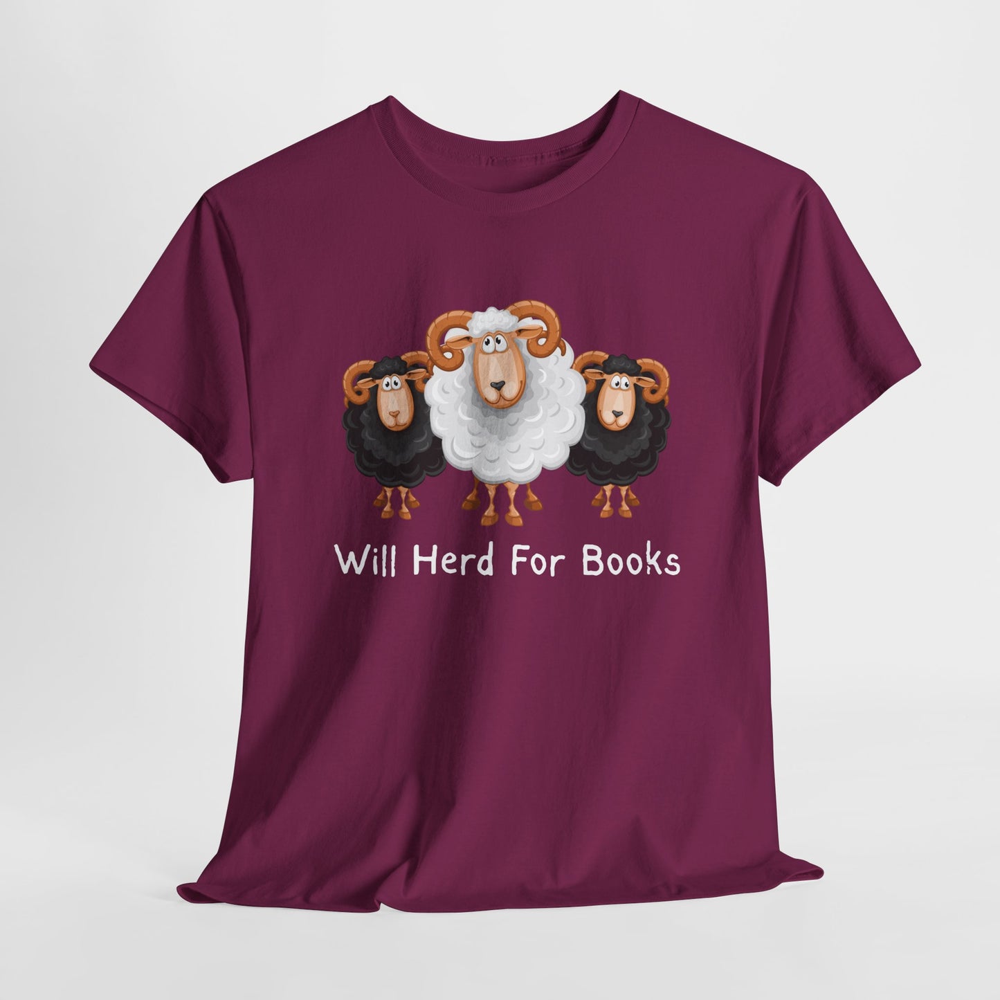 Teen/Adult Unisex Will Herd for Books Tee – Flock to Fiction