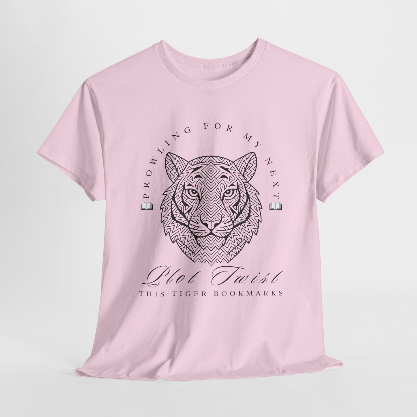 Teen/Adult Unisex β Plot Twist Tiger Tee β Fierce Style for Bookish Beasts