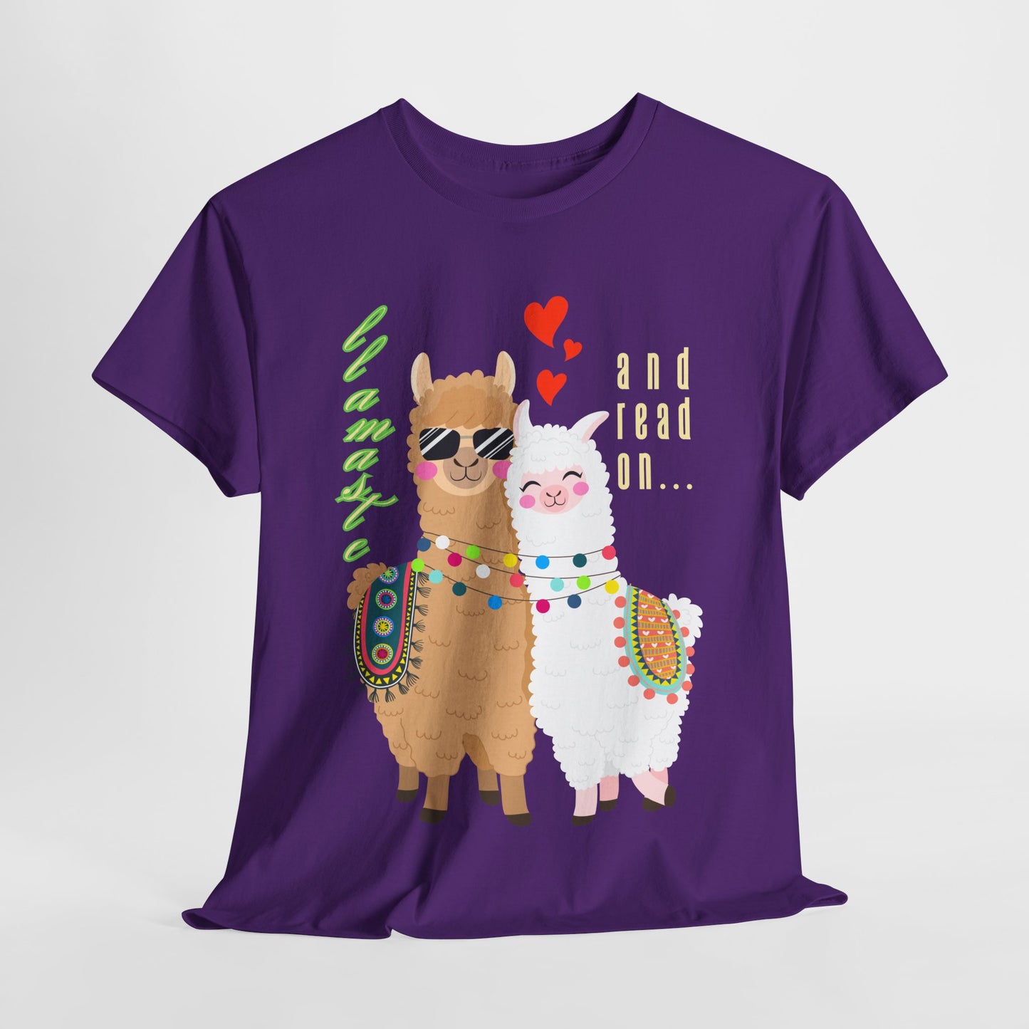 Teen/Adult Unisex – Llamaste & Read On Tee
