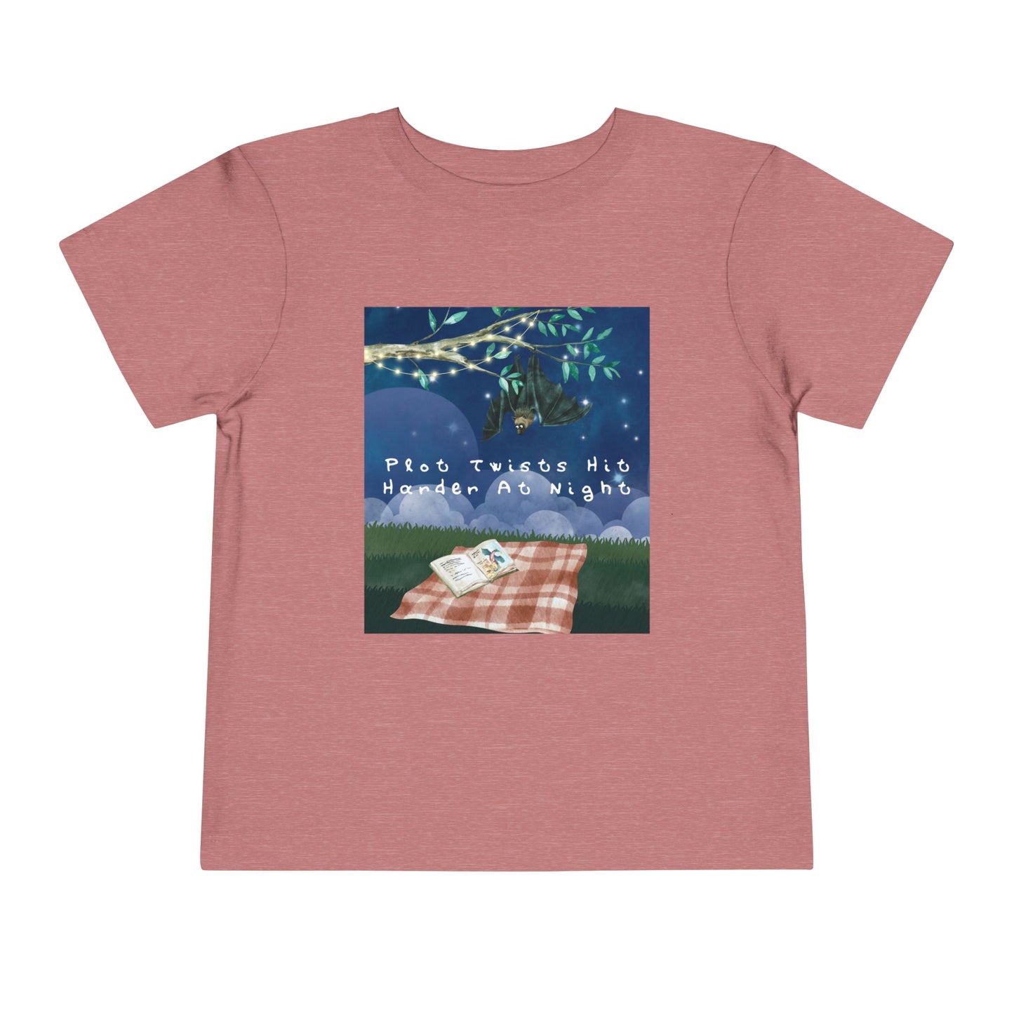 Toddler Plot Twists Hit Harder Tee β Bat Readers Gift Shirt