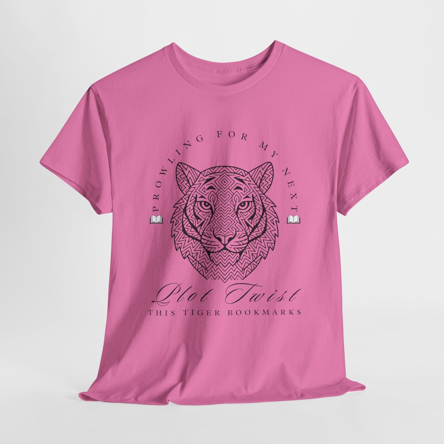 Teen/Adult Unisex β Plot Twist Tiger Tee β Fierce Style for Bookish Beasts