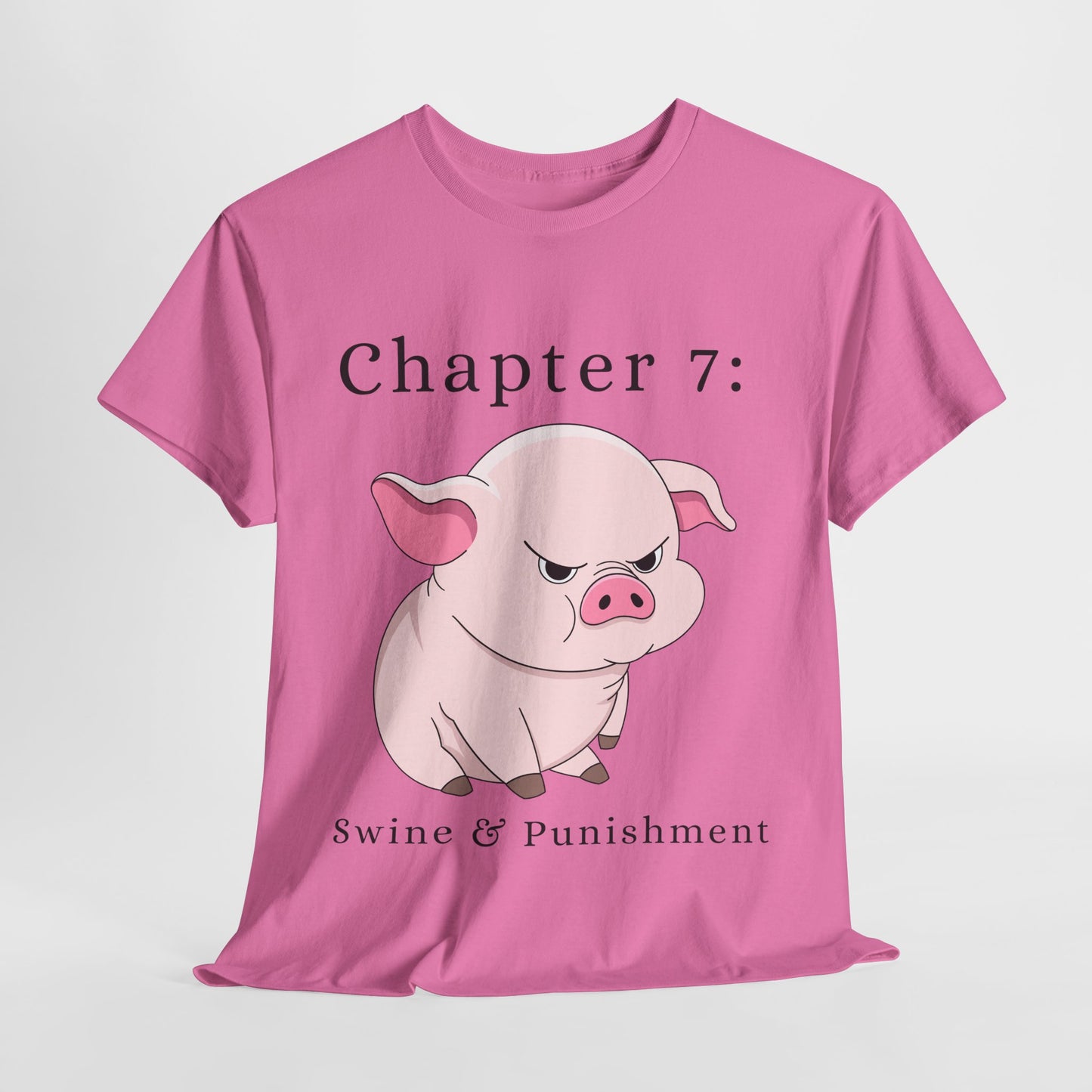Teen/Adult Unisex Swine & Punishment Tee β Justice Served Snorty