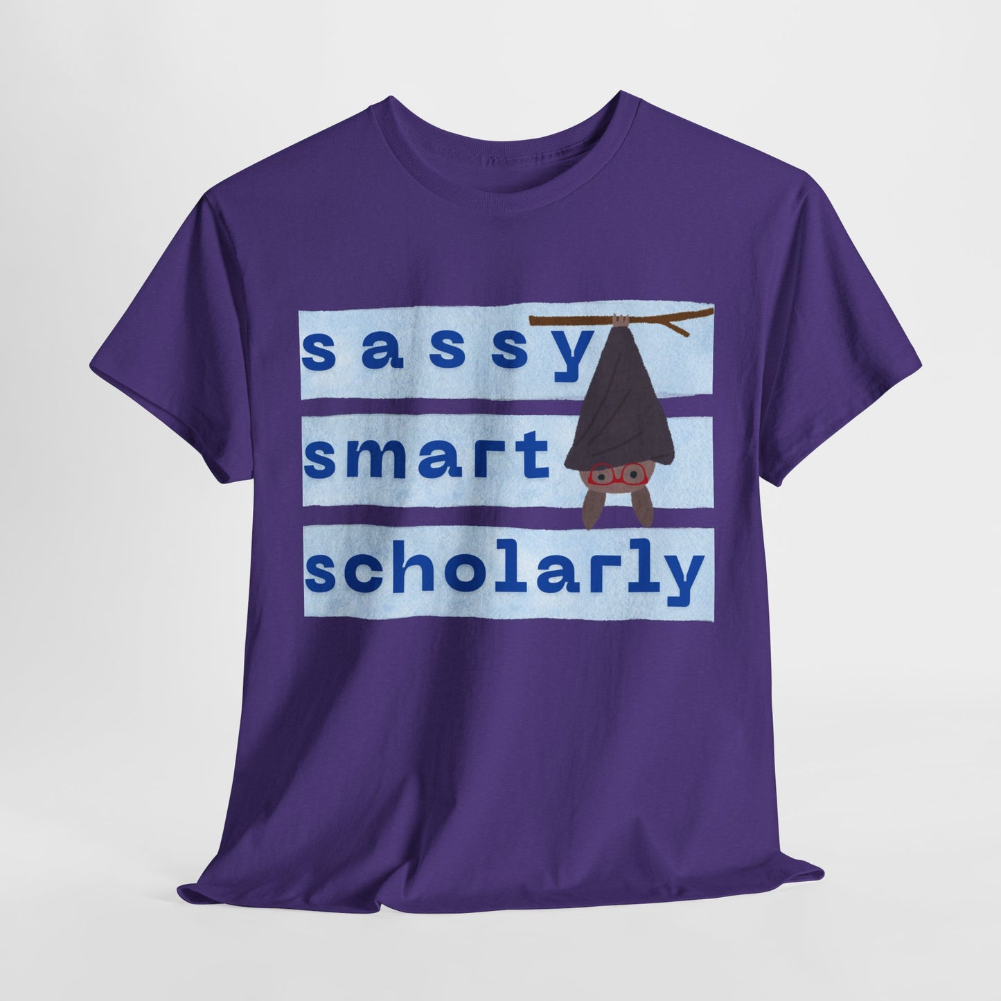 Teen/Adult Unisex “Sassy, Smart, Scholarly” Bat Tee