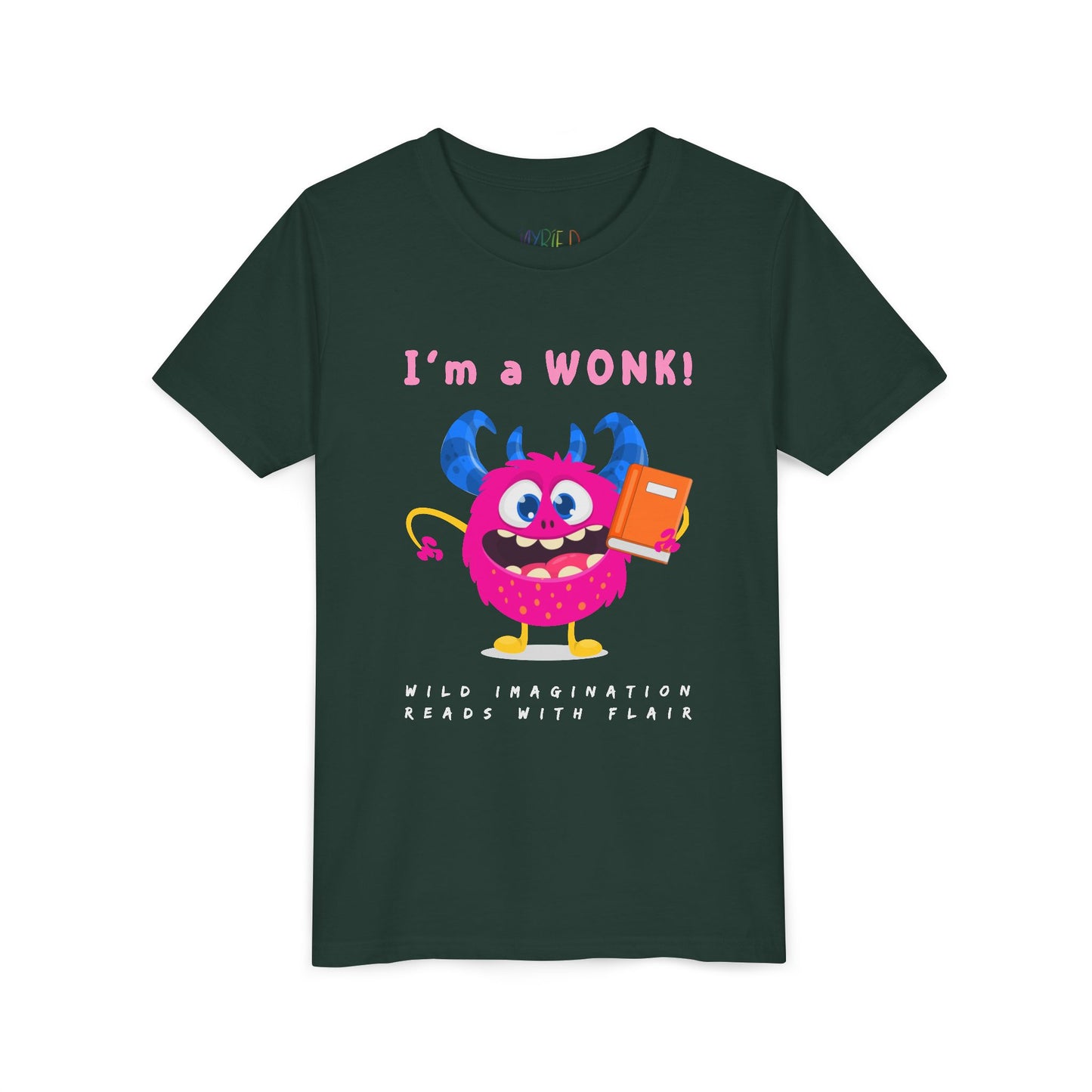 Youth I’m a WONK! Imaginative Book Lover T-Shirt