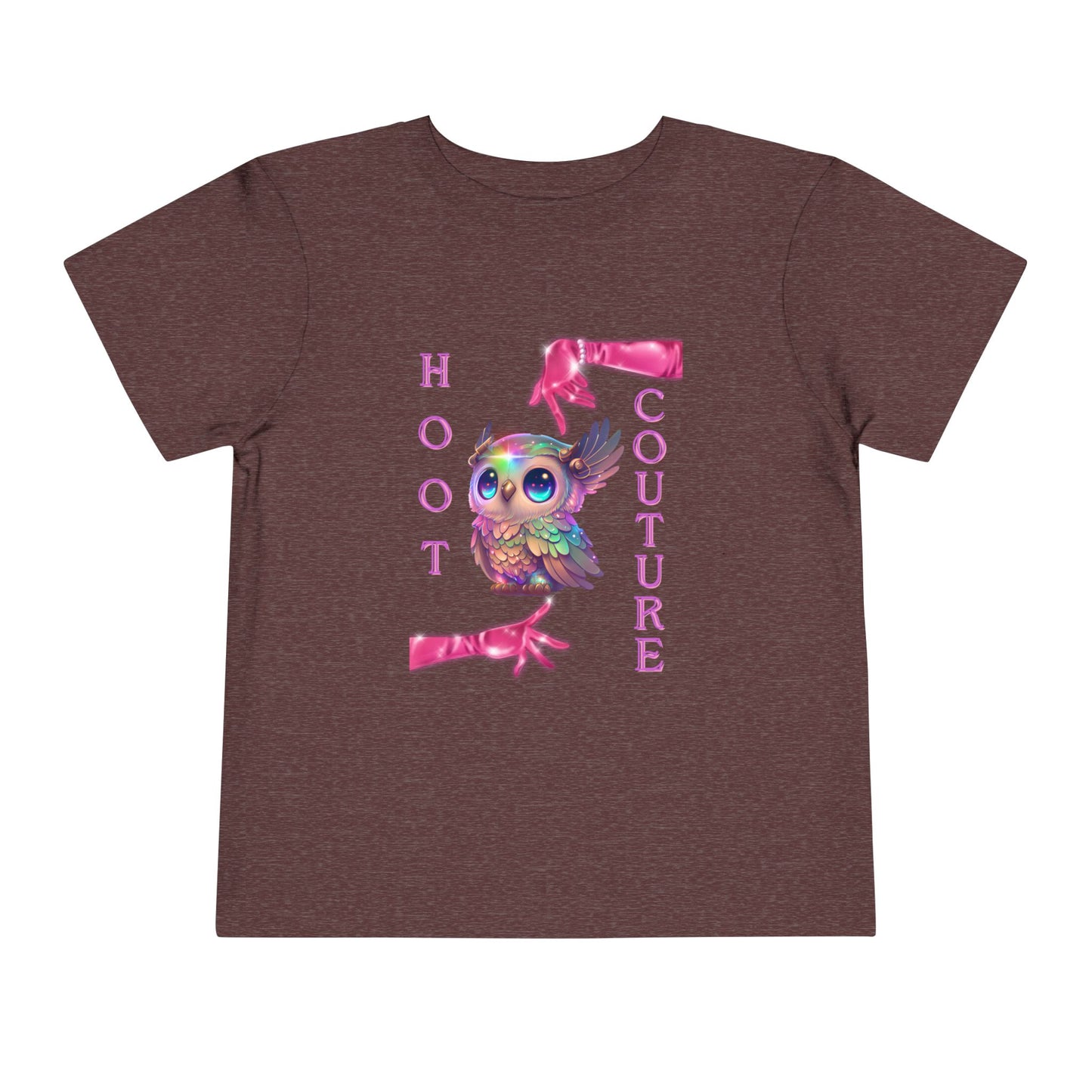 Toddler Hoot Couture Tee – Glam Owl Shirt for Little Fashion Icons