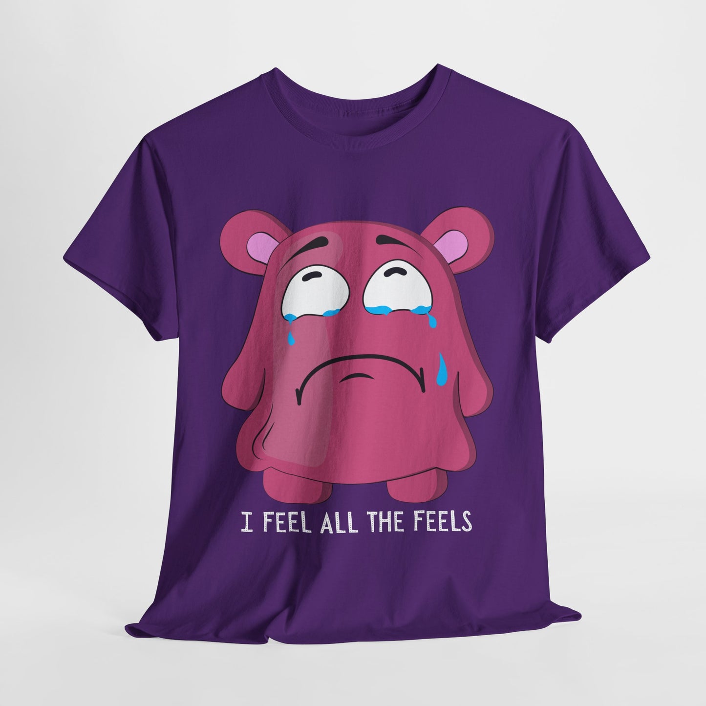 Teen/Adult Unisex “I Feel All the Feels” Tee – Emotional Reader Gift for Empaths & Bookworms
