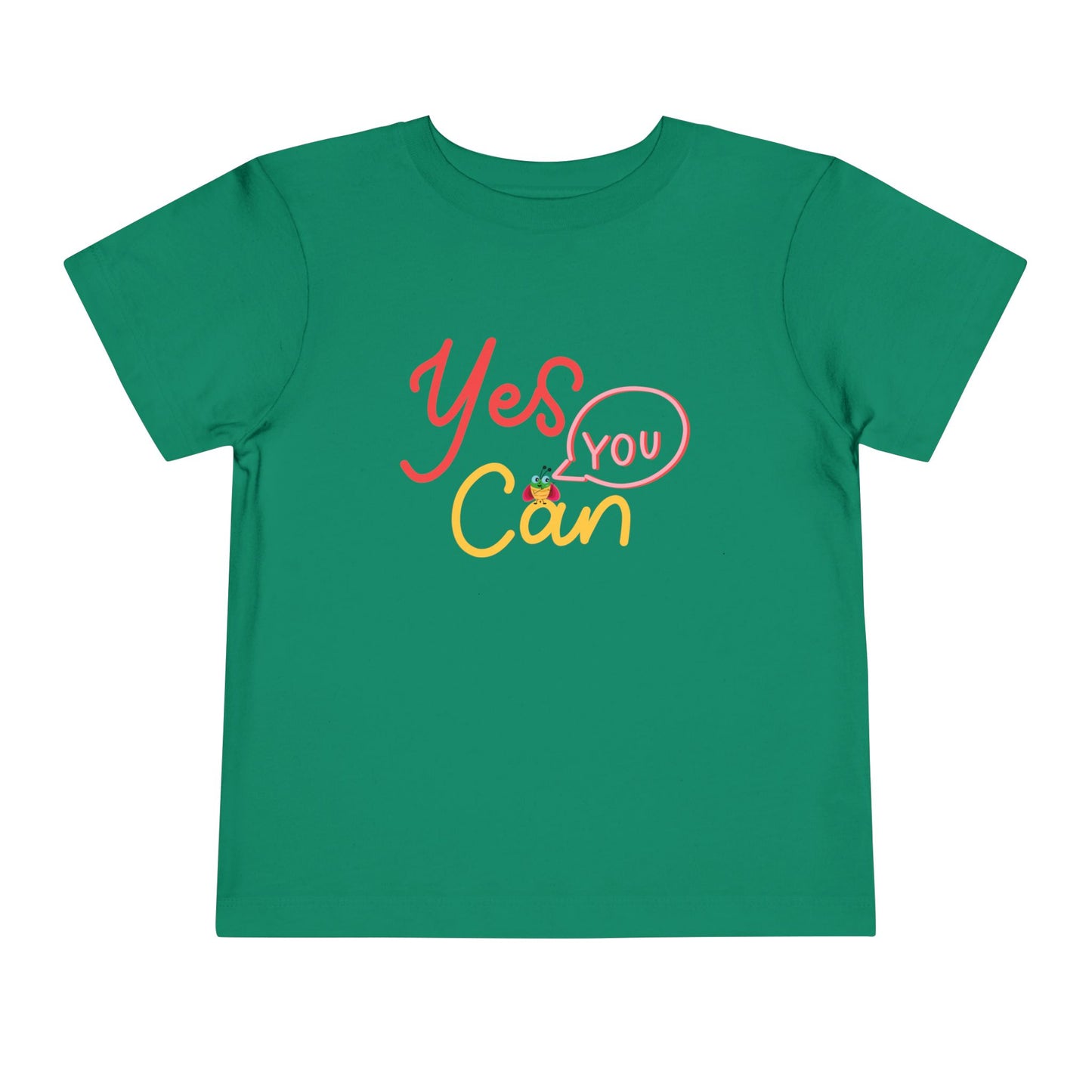 Toddler Yes You Can Tee – Motivational Shirt for Brave Little Ones
