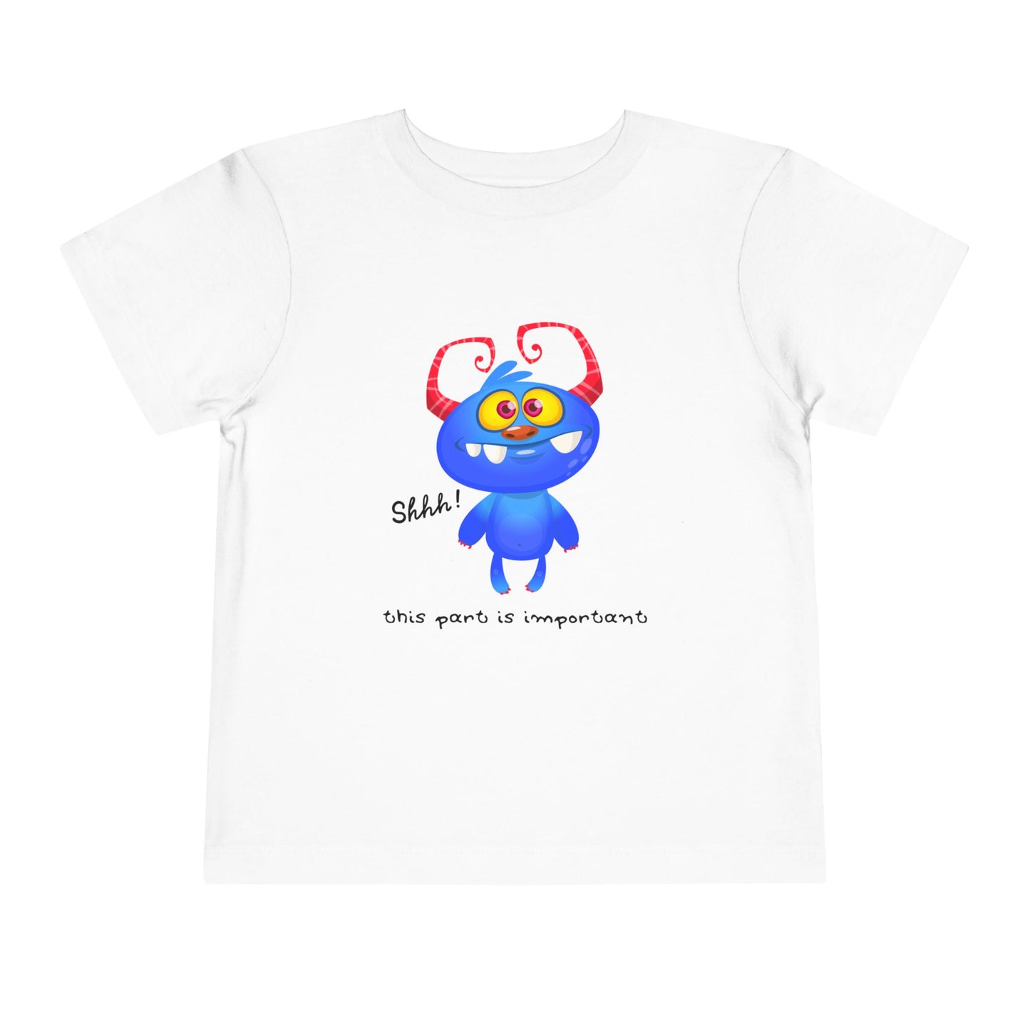 Toddler Shhh This Part Is Important Tee