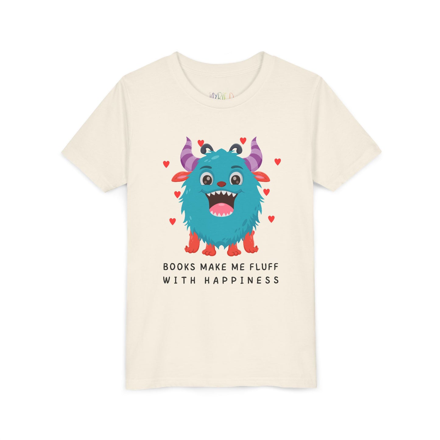 Youth Books Make Me Fluff With Happiness Tee