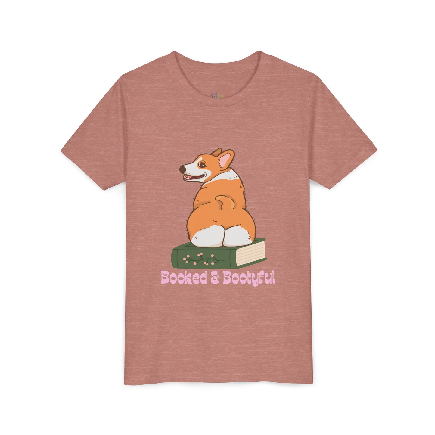 Youth Booked & Bootyful T-Shirt β For the Bold, Bookish, and Totally Paw-some