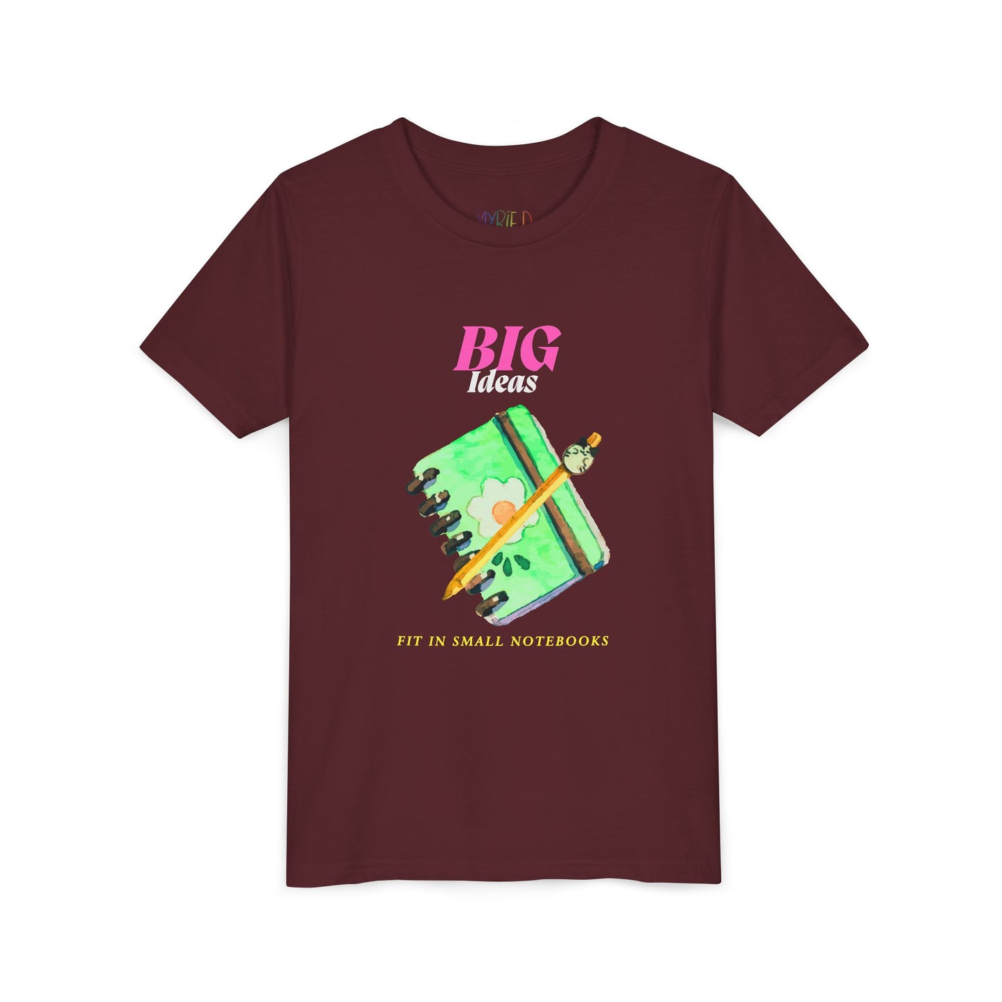 Youth Big Ideas Tee – Creative Confidence for Young Dreamers & Writers
