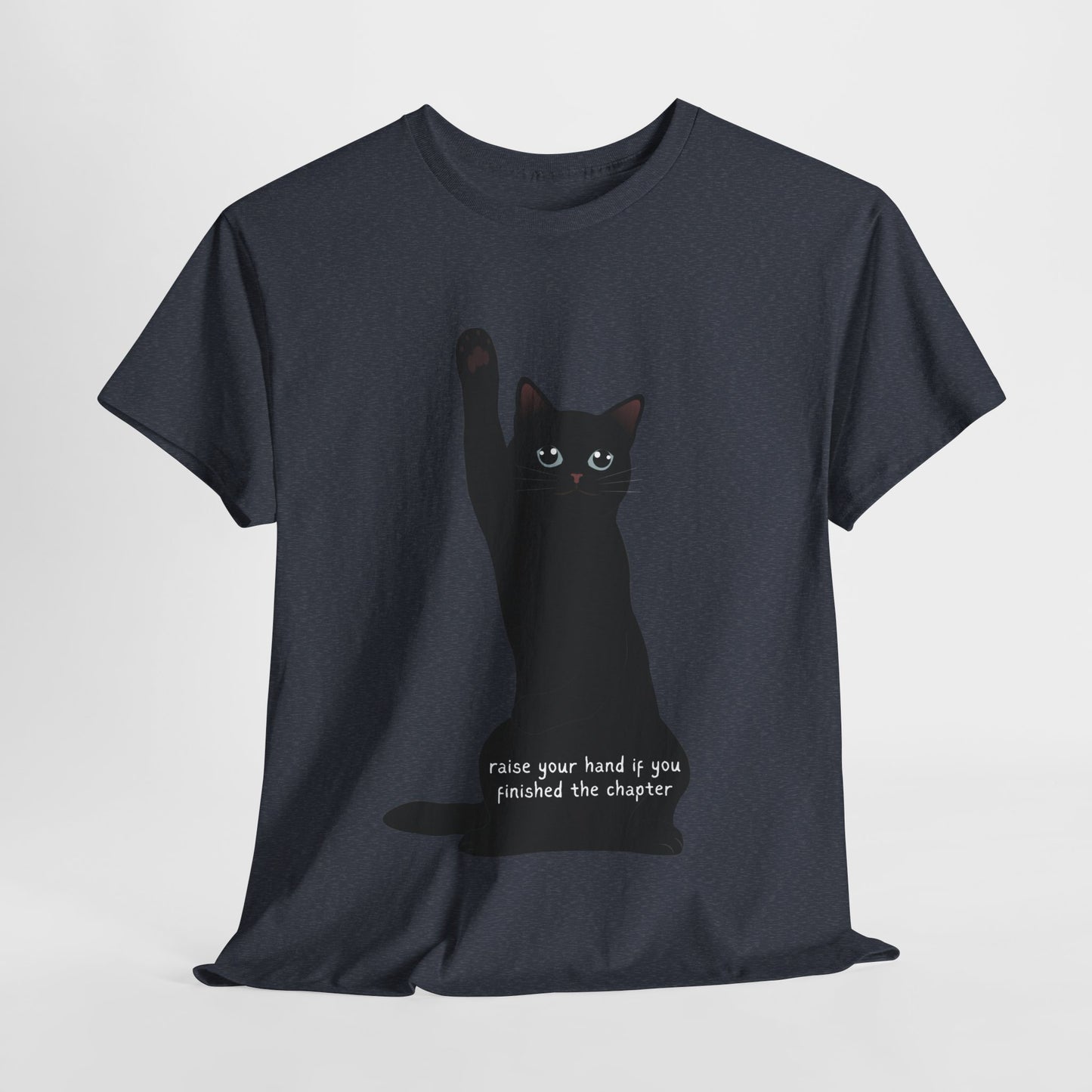 Teen/Adult Unisex Chapter Complete Cat Tee – Paws Up for Page Turners