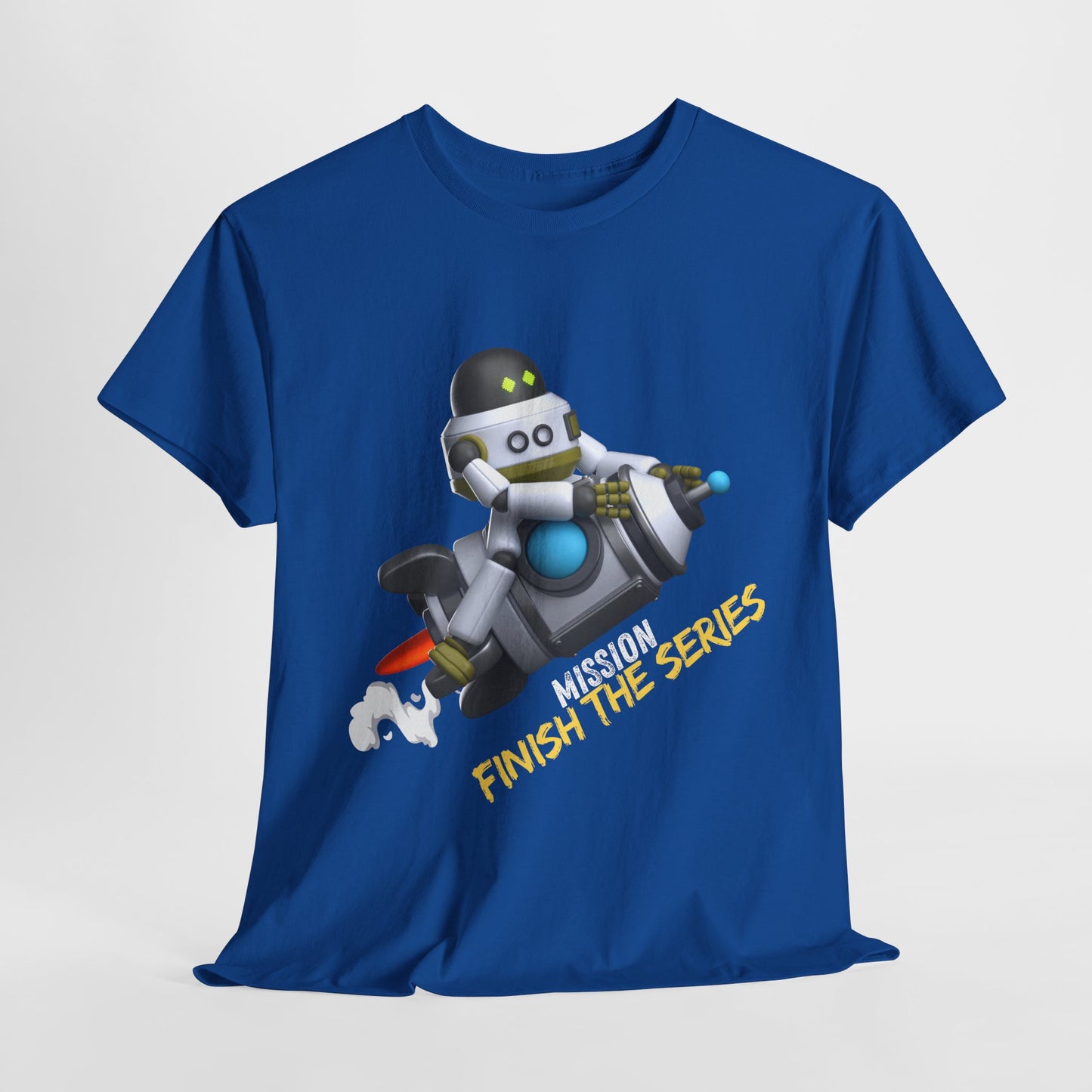 Teen/Adult Unisex Mission: Finish the Series Tee – Reading Motivation for Series Completionists