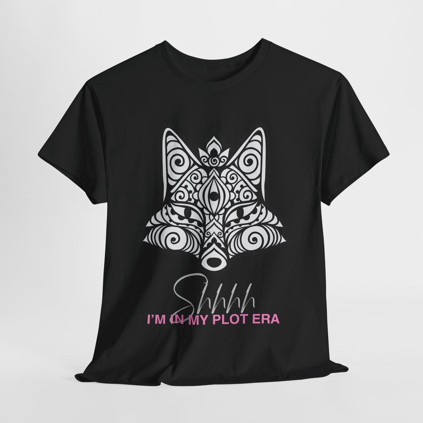 Teen/Adult Unisex β Plot Era Fox Tee β Quiet Reading Aesthetic Shirt