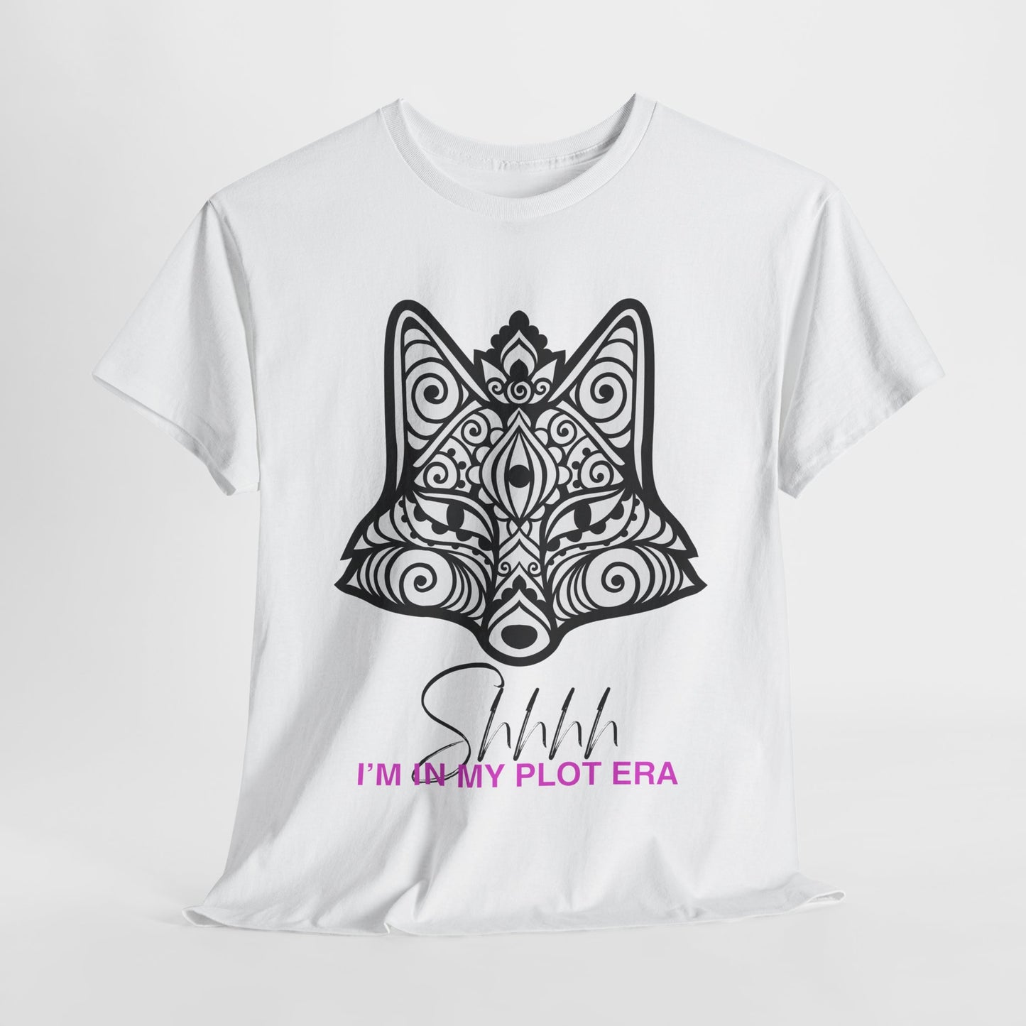Teen/Adult Unisex β Plot Era Fox Tee β Quiet Reading Aesthetic Shirt