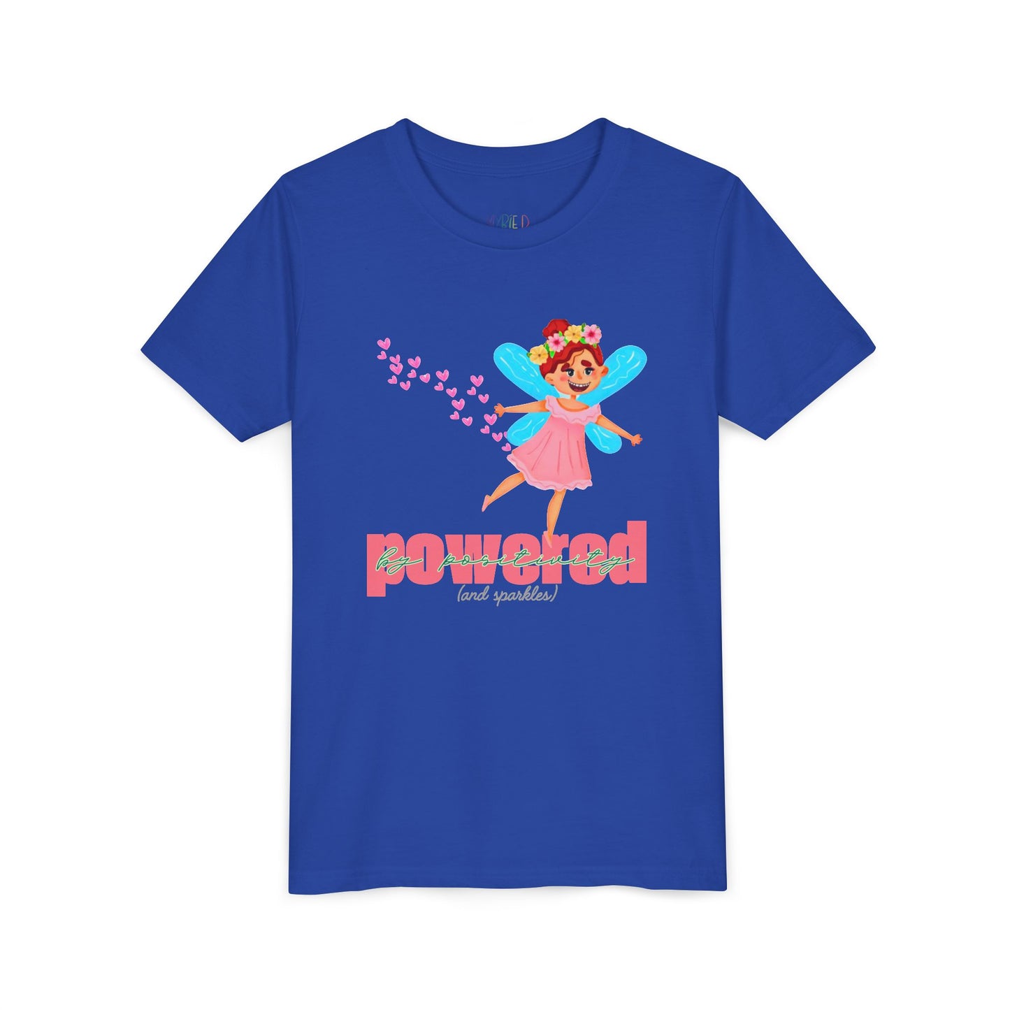 Youth Powered by Positivity (and Sparkles) Tee β Glow Up, Lift Up