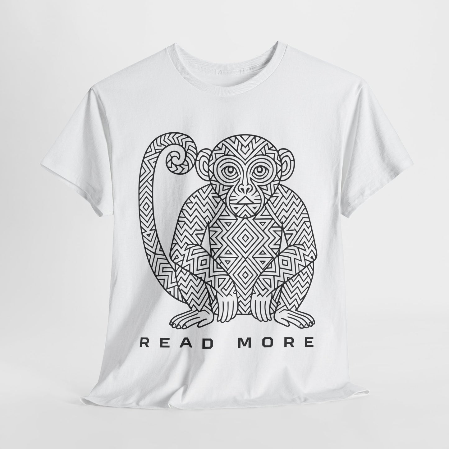 Teen/Adult Unisex β Read More Tribal Monkey Tee