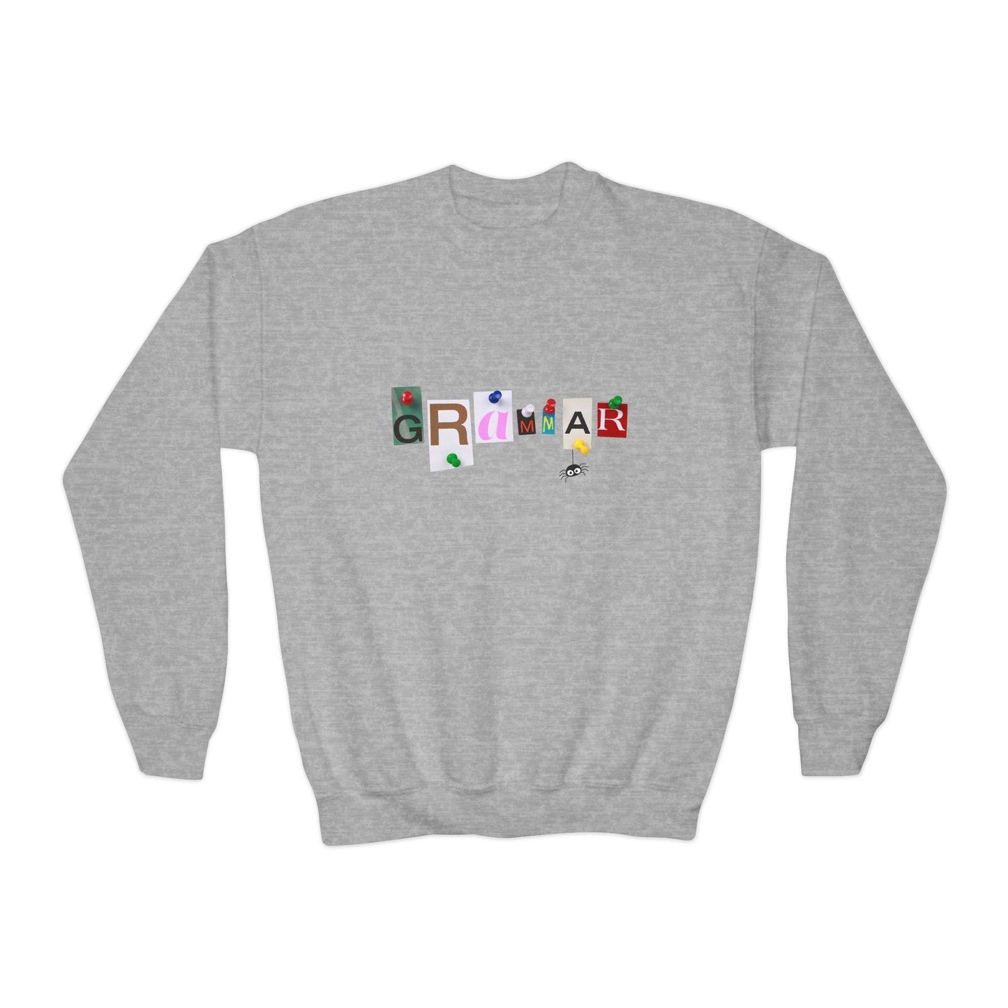 Youth Grammar Sweatshirt β Word Nerds Welcome!