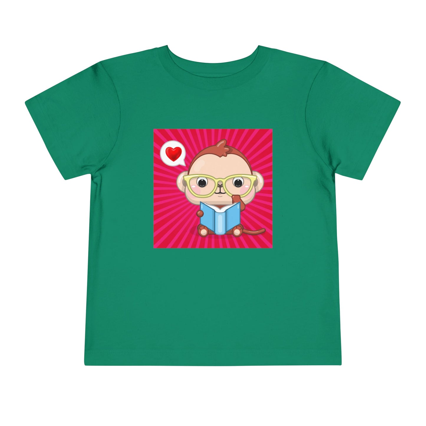 Toddler Love to Read Monkey Tee β Sweet & Smart for Little Learners
