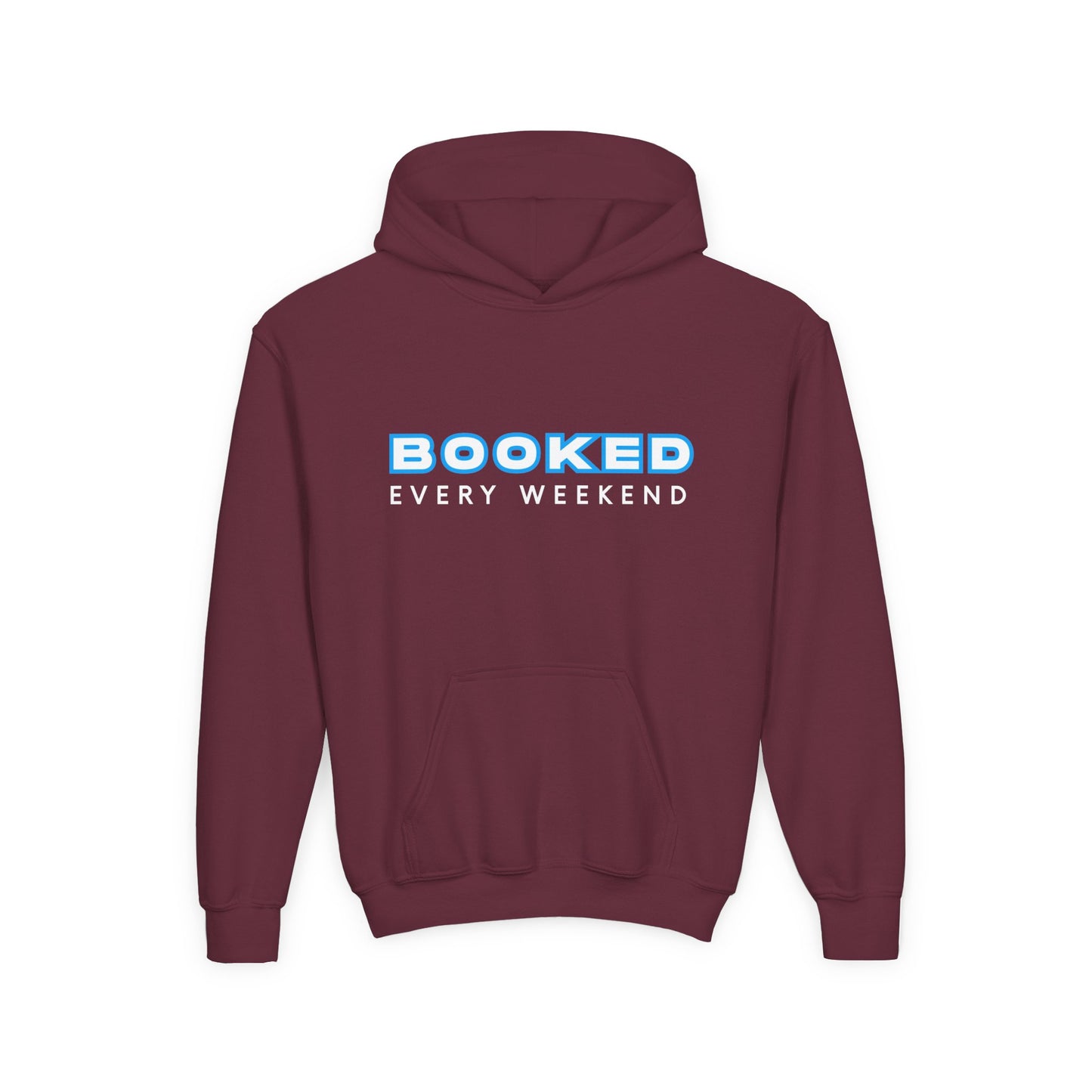 Youth Booked Every Weekend Hoodie – For Readers with Plans