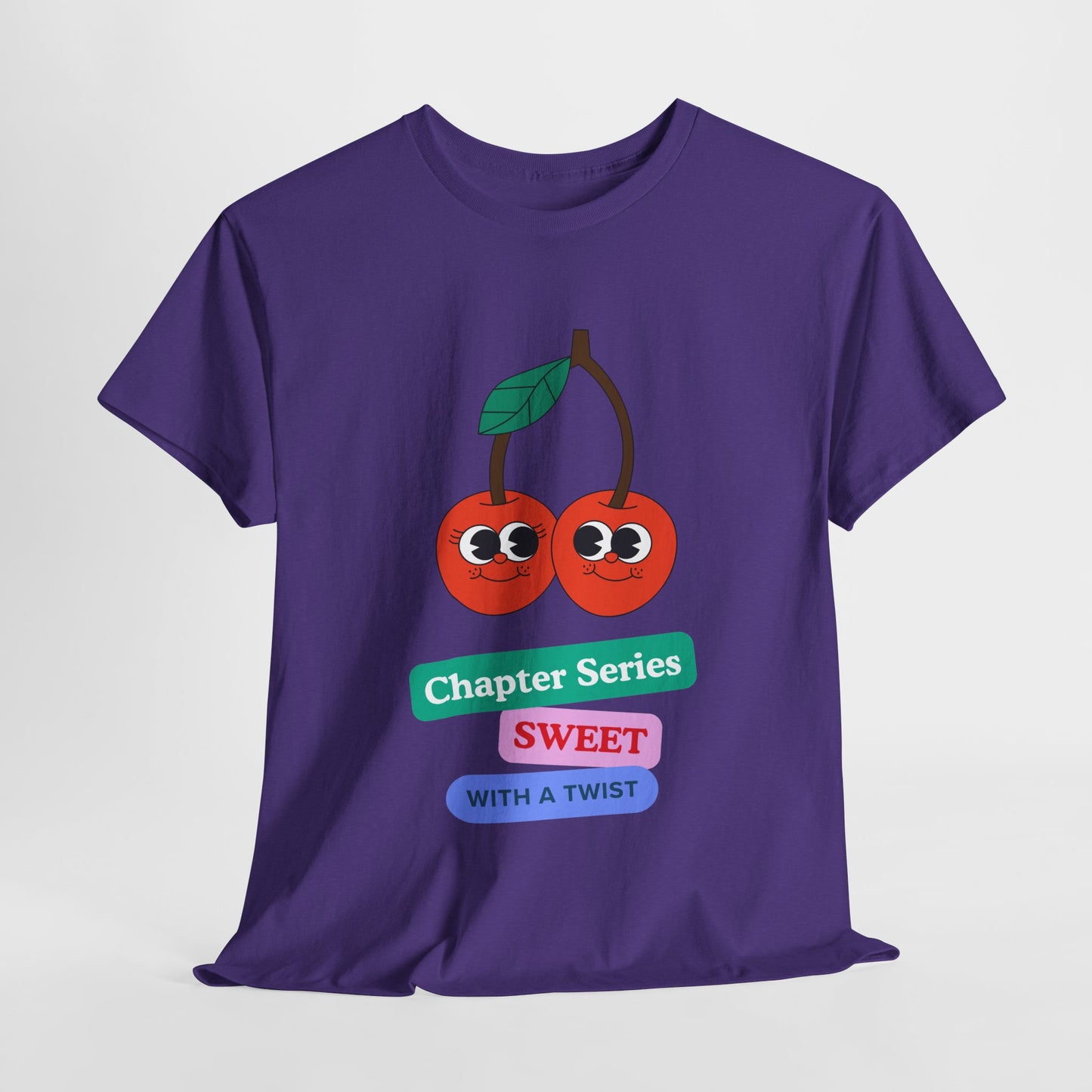Teen/Adult Unisex Chapter Series – Sweet With a Twist Tee – A Juicy Pick for Book Series Fans